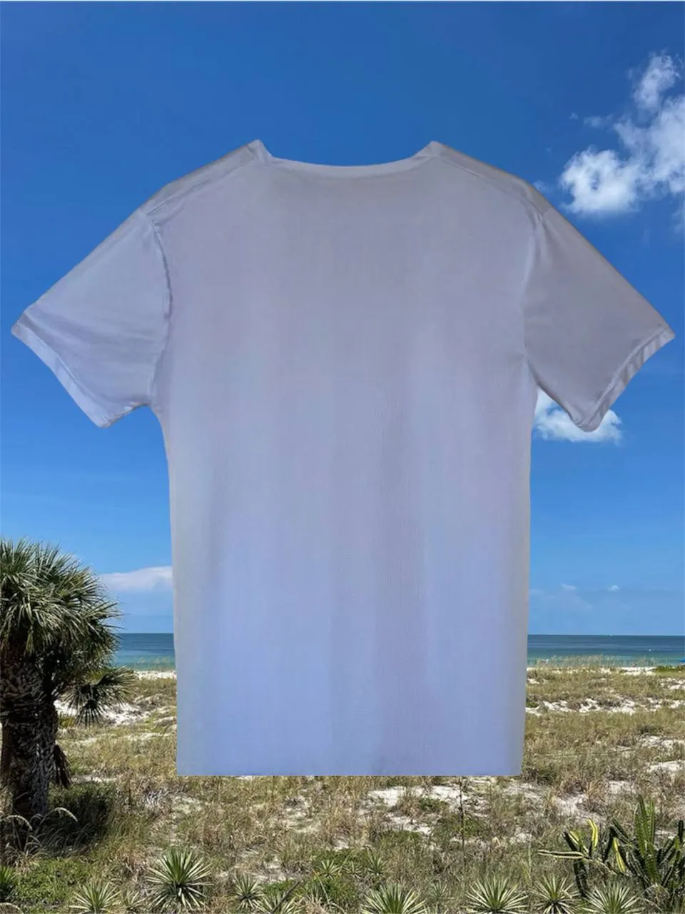 Men's Sharkey's EcoWear Original White T-Shirt