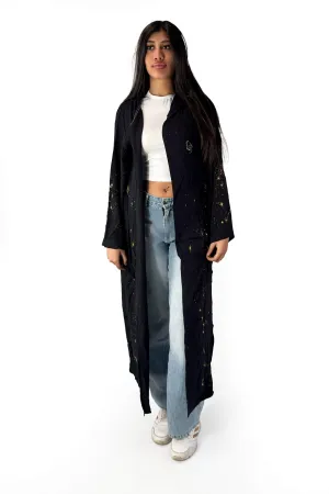 Midnight Stardust Hooded Cardigan