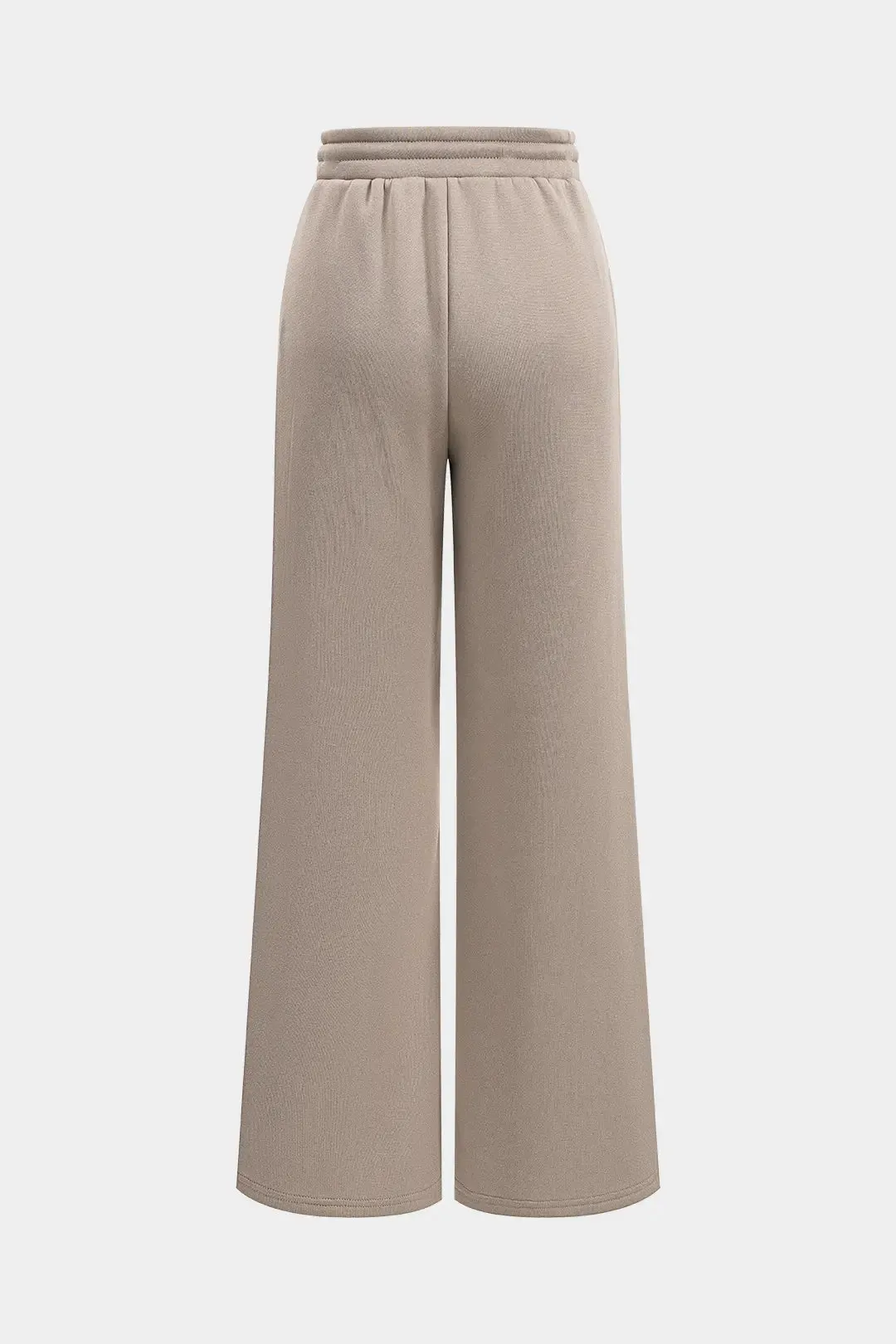 Mirren - Casual Drawstring Fit Woman's Zipper Trousers