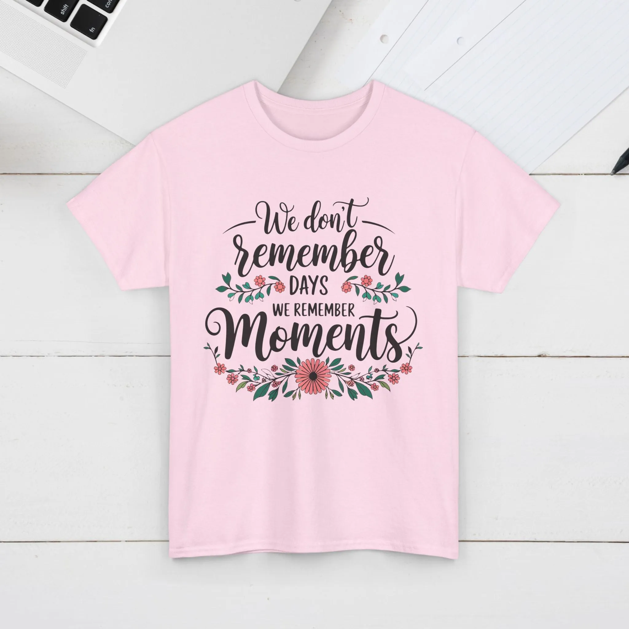 Moments Remembrance Unisex Heavy Cotton Tee - Inspirational Graphic Shirt