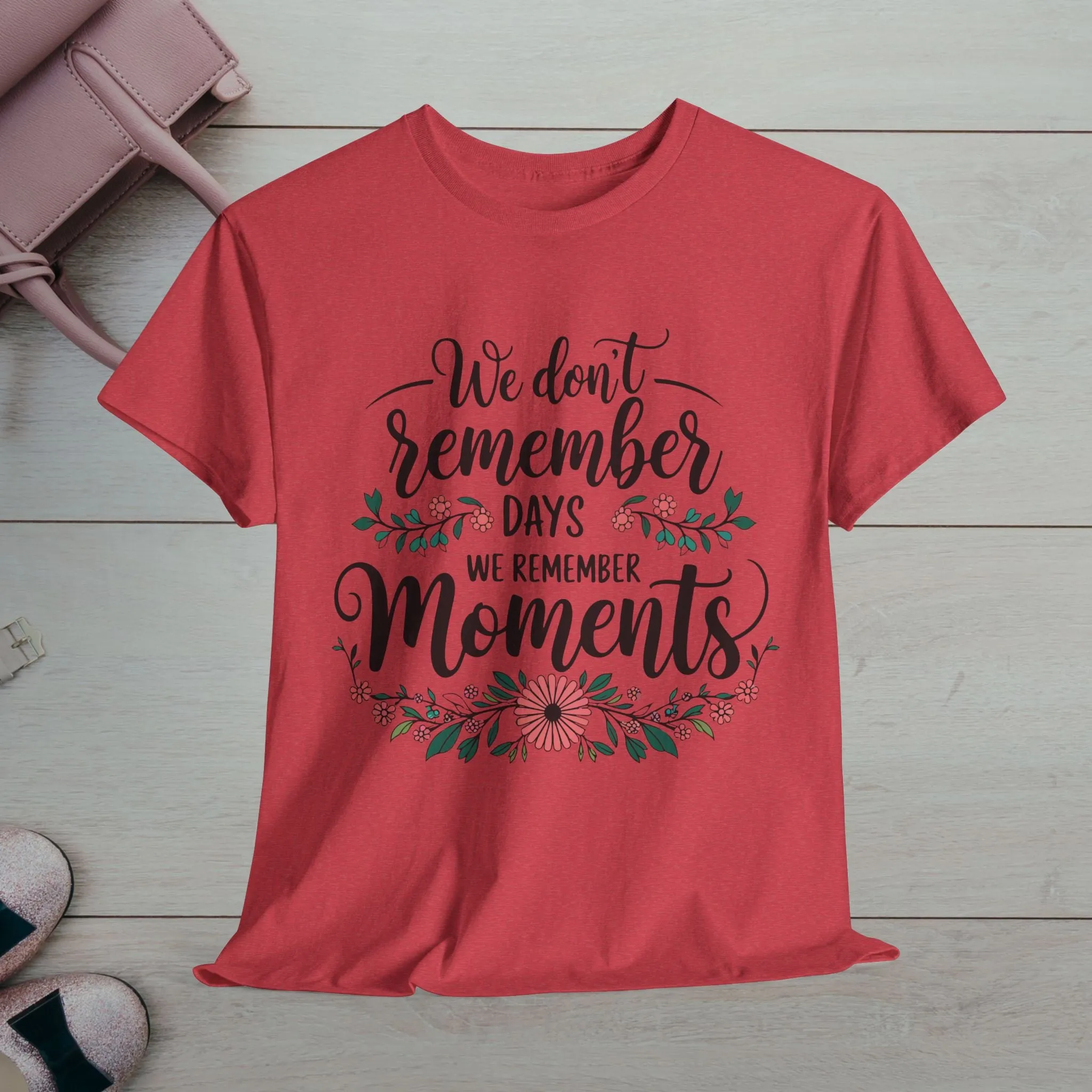 Moments Remembrance Unisex Heavy Cotton Tee - Inspirational Graphic Shirt