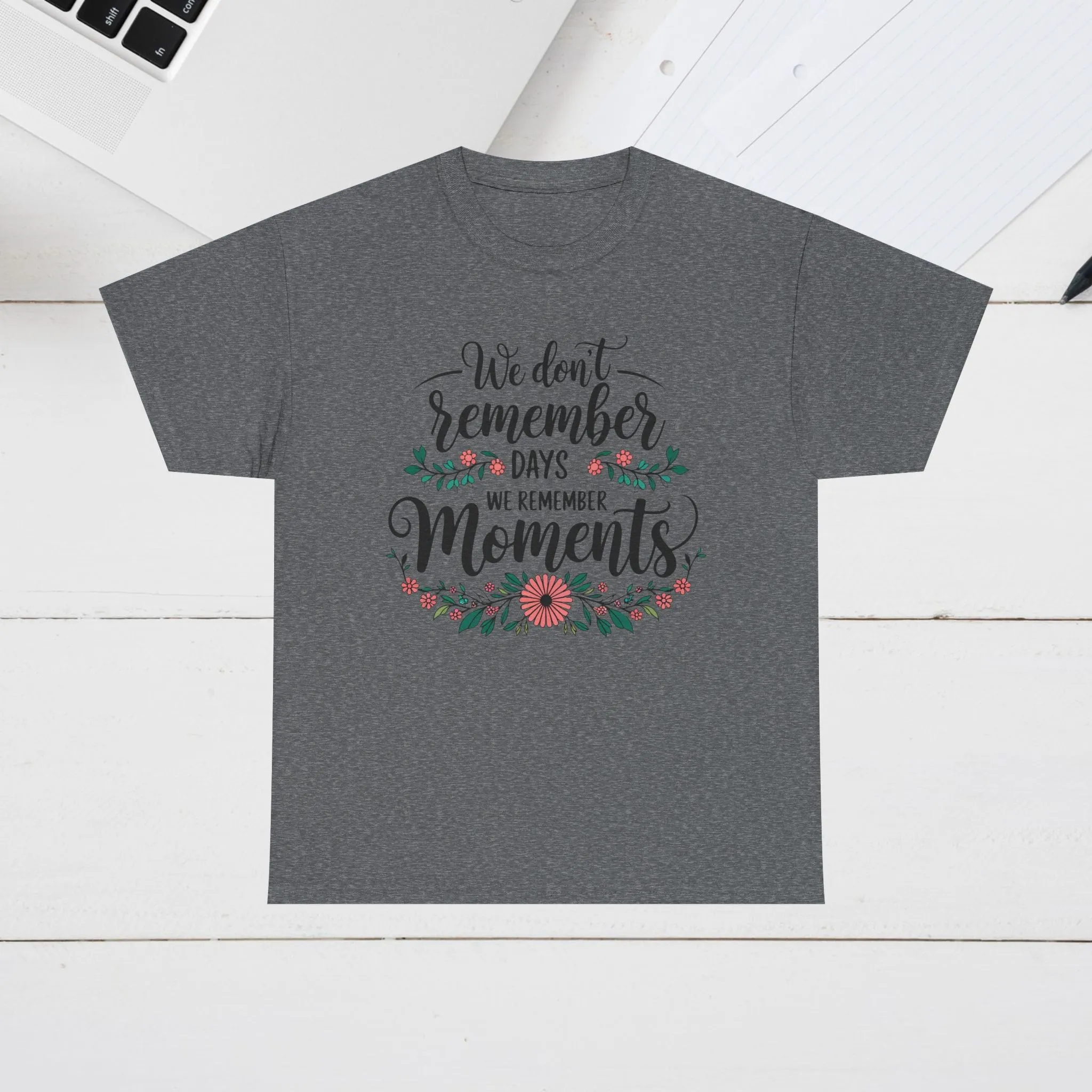 Moments Remembrance Unisex Heavy Cotton Tee - Inspirational Graphic Shirt
