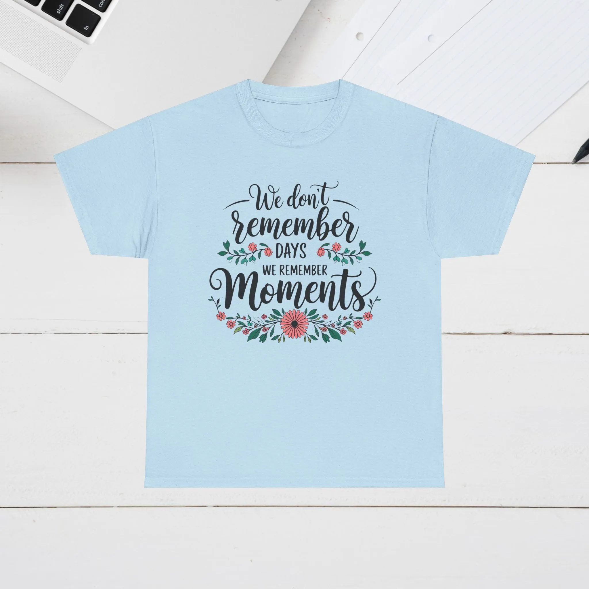 Moments Remembrance Unisex Heavy Cotton Tee - Inspirational Graphic Shirt