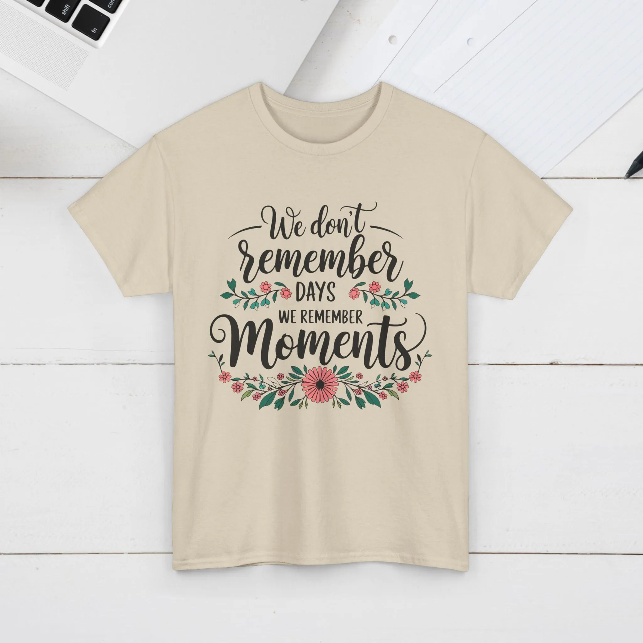 Moments Remembrance Unisex Heavy Cotton Tee - Inspirational Graphic Shirt