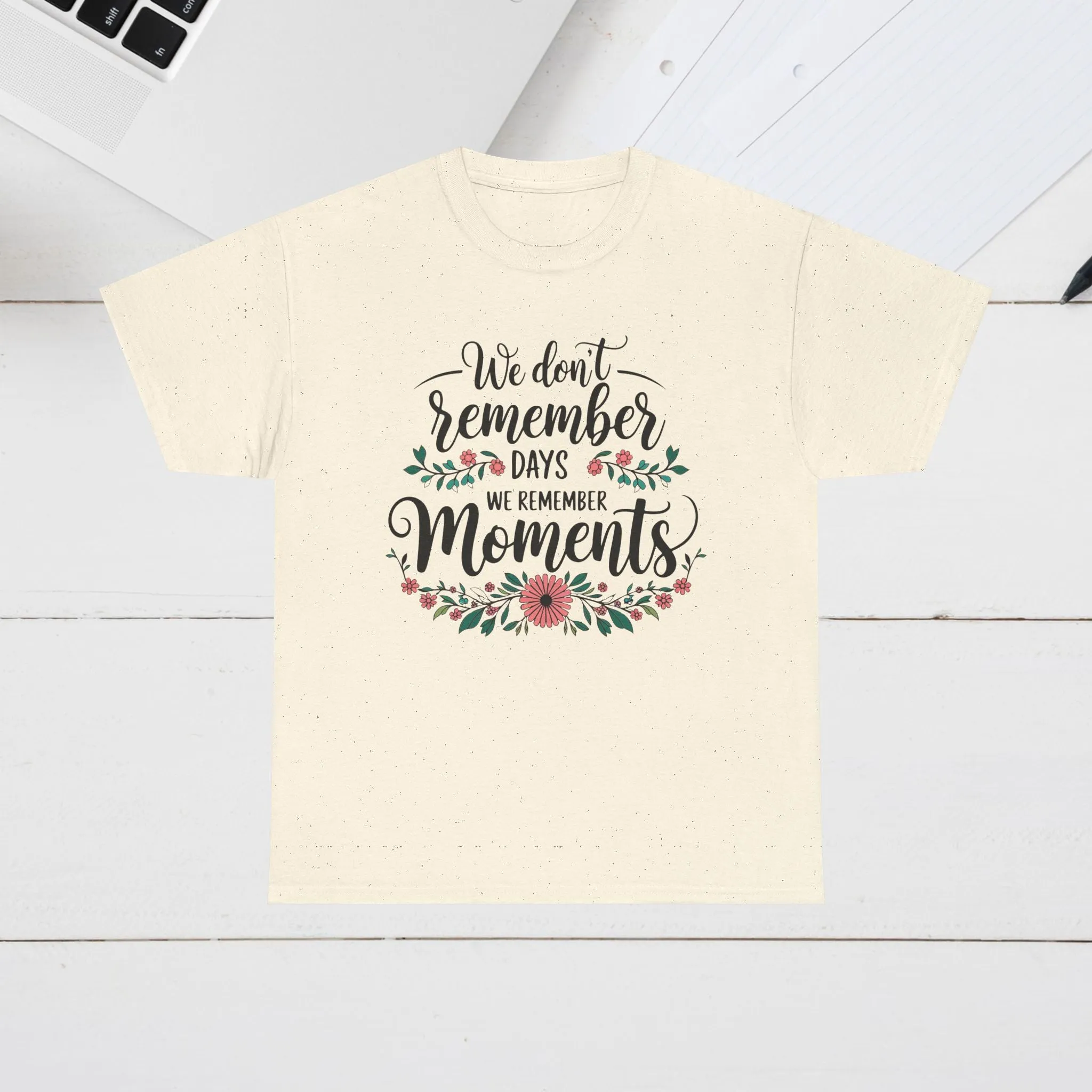 Moments Remembrance Unisex Heavy Cotton Tee - Inspirational Graphic Shirt