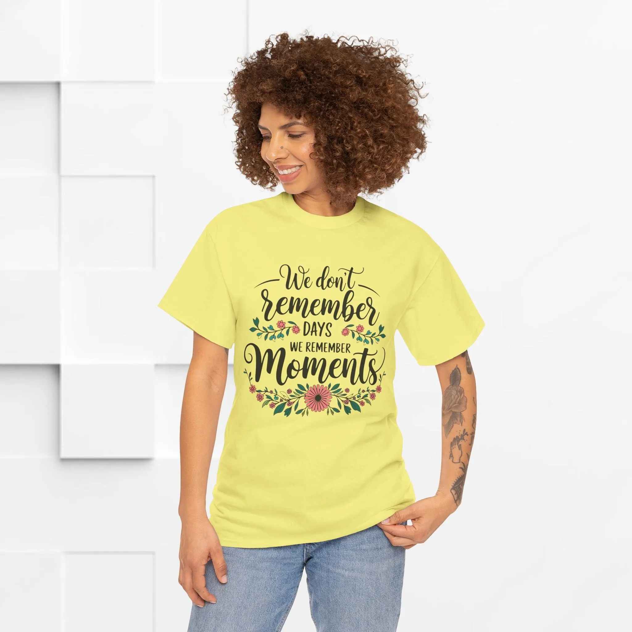 Moments Remembrance Unisex Heavy Cotton Tee - Inspirational Graphic Shirt