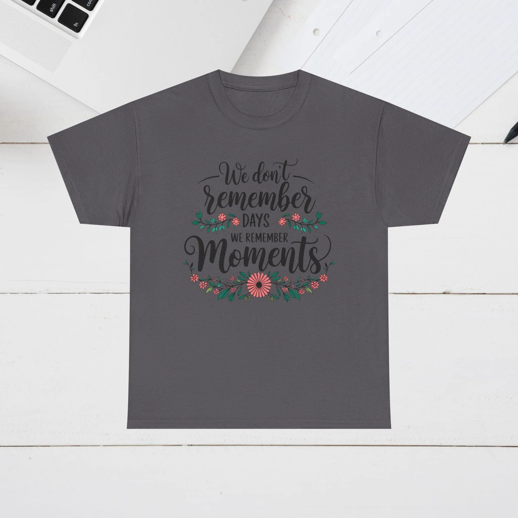 Moments Remembrance Unisex Heavy Cotton Tee - Inspirational Graphic Shirt