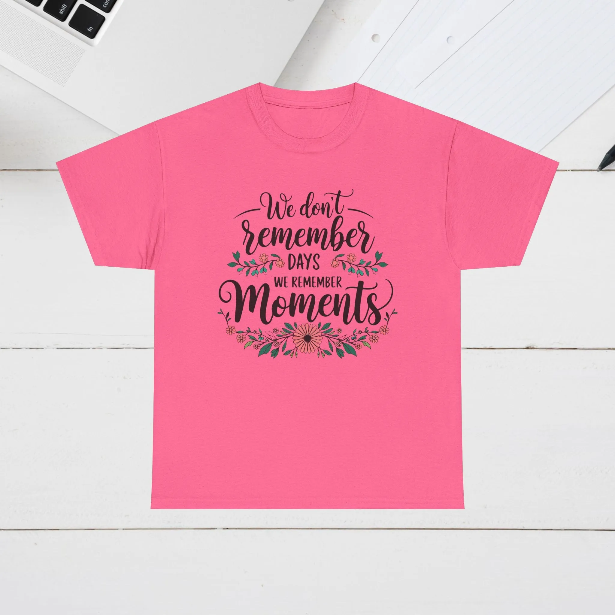 Moments Remembrance Unisex Heavy Cotton Tee - Inspirational Graphic Shirt