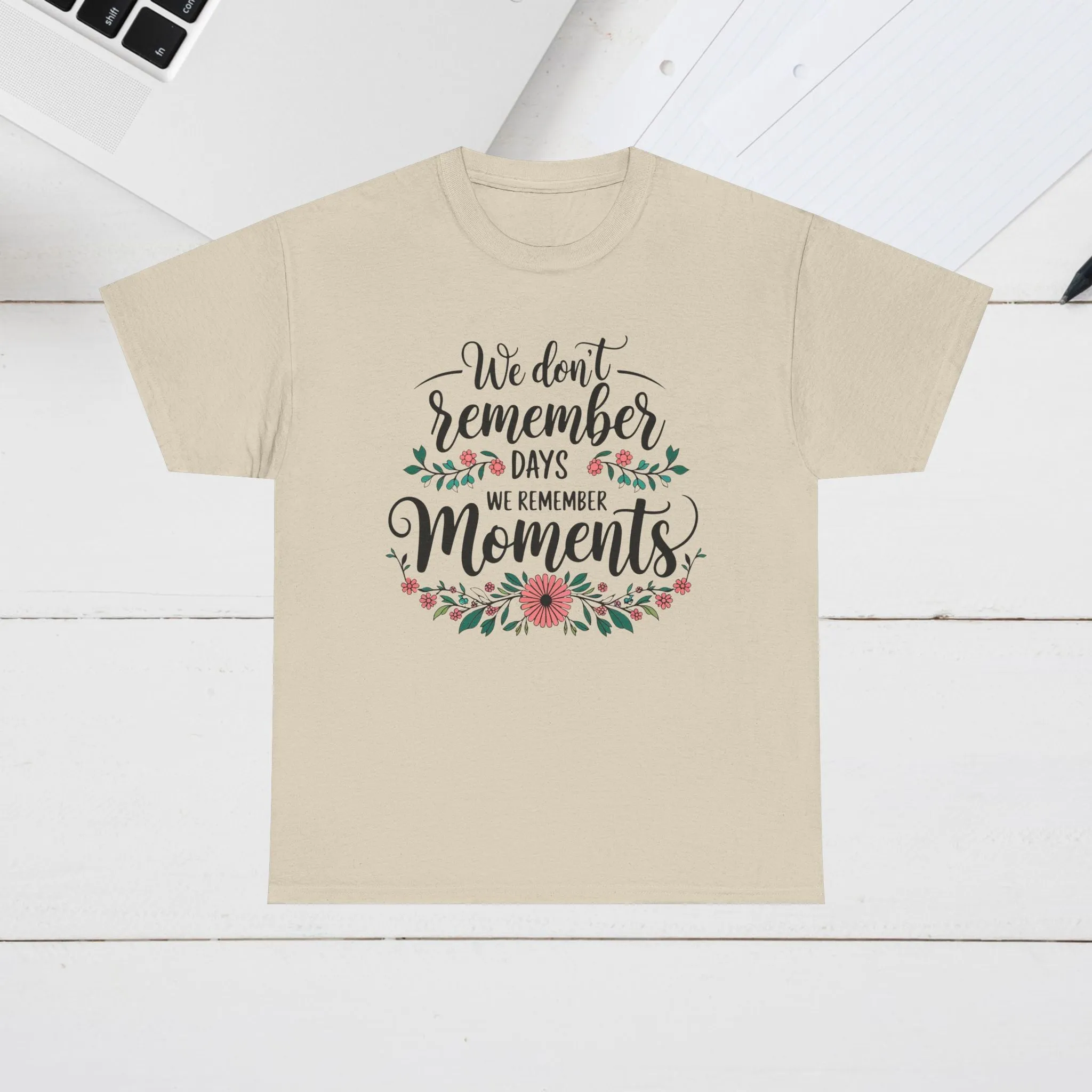 Moments Remembrance Unisex Heavy Cotton Tee - Inspirational Graphic Shirt