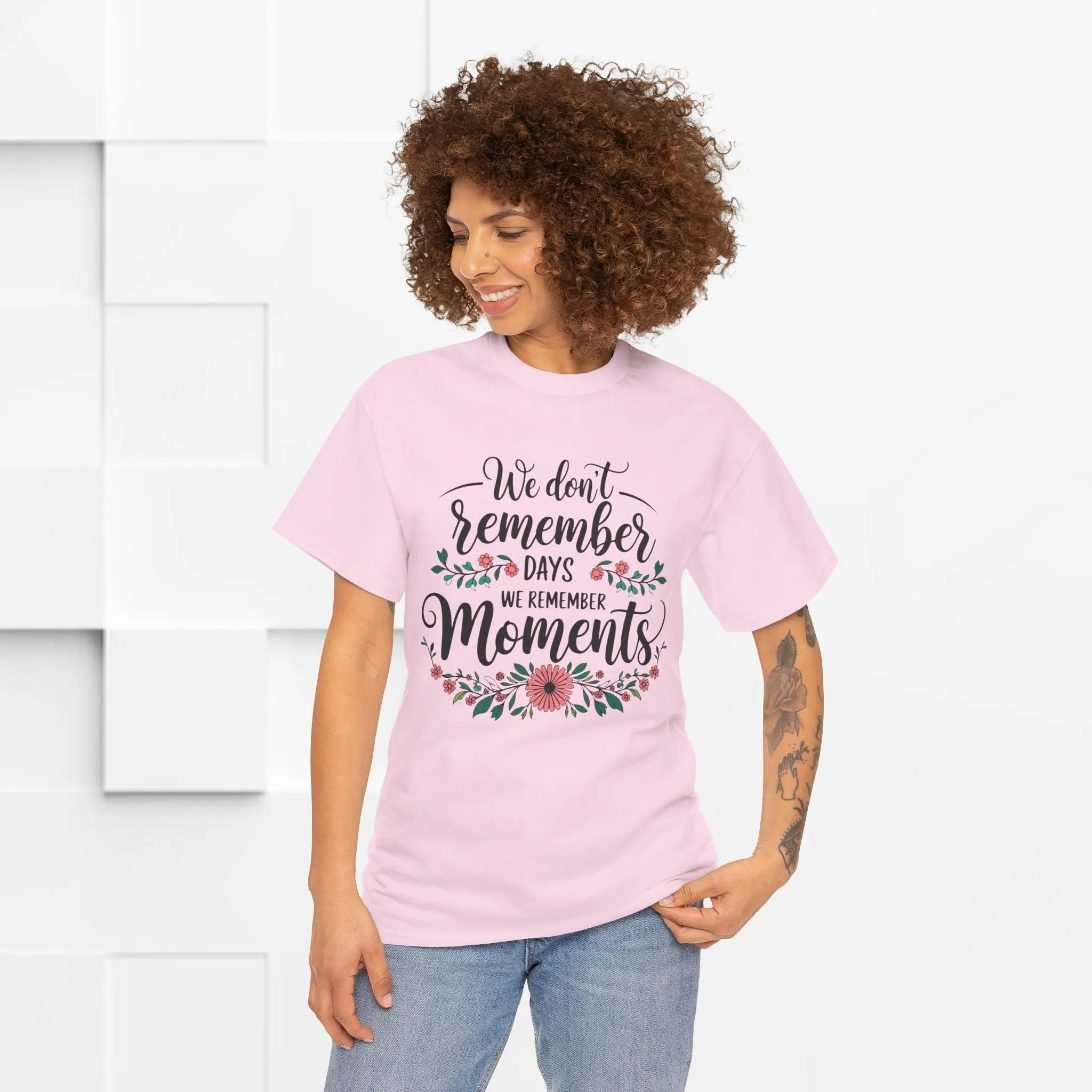 Moments Remembrance Unisex Heavy Cotton Tee - Inspirational Graphic Shirt