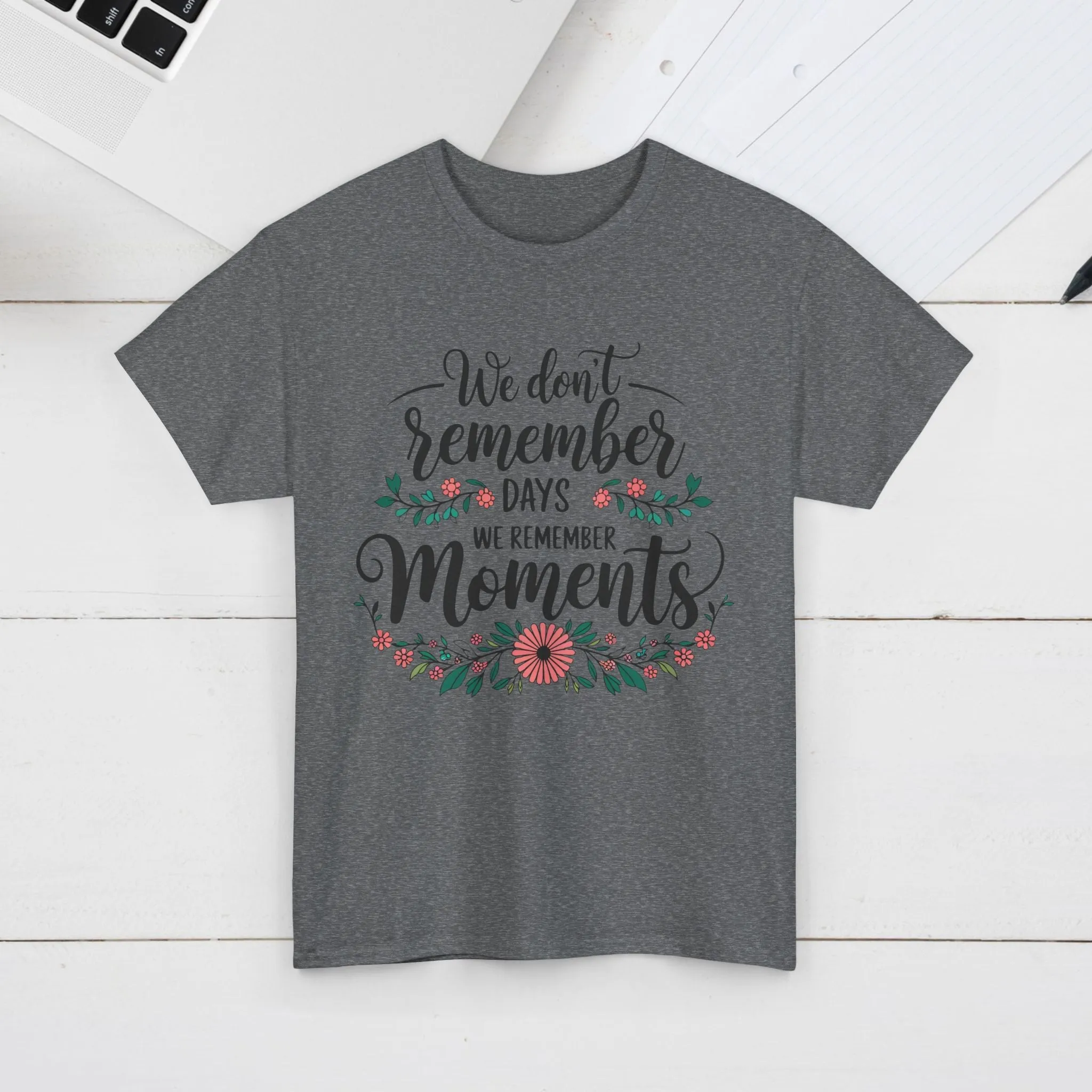 Moments Remembrance Unisex Heavy Cotton Tee - Inspirational Graphic Shirt