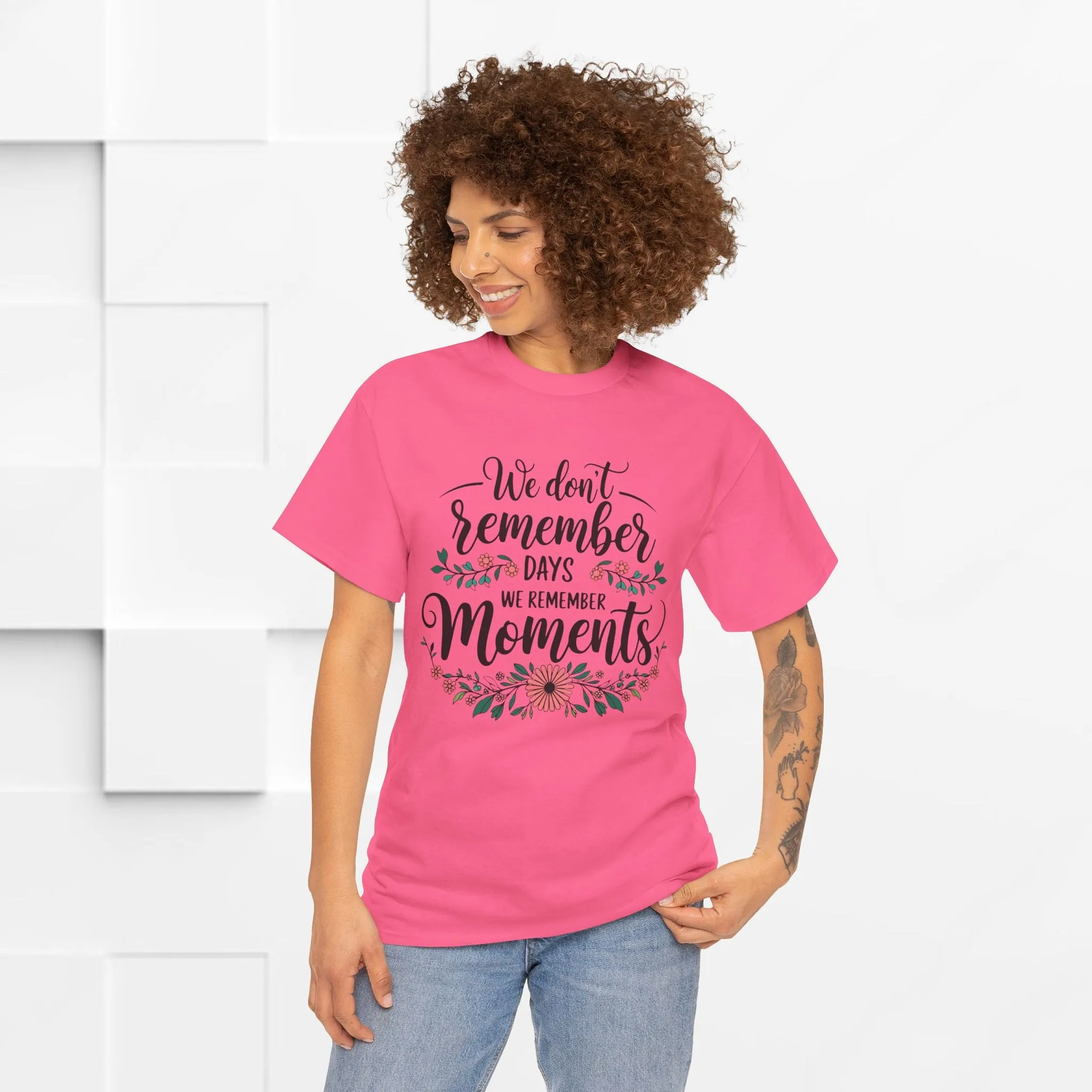 Moments Remembrance Unisex Heavy Cotton Tee - Inspirational Graphic Shirt