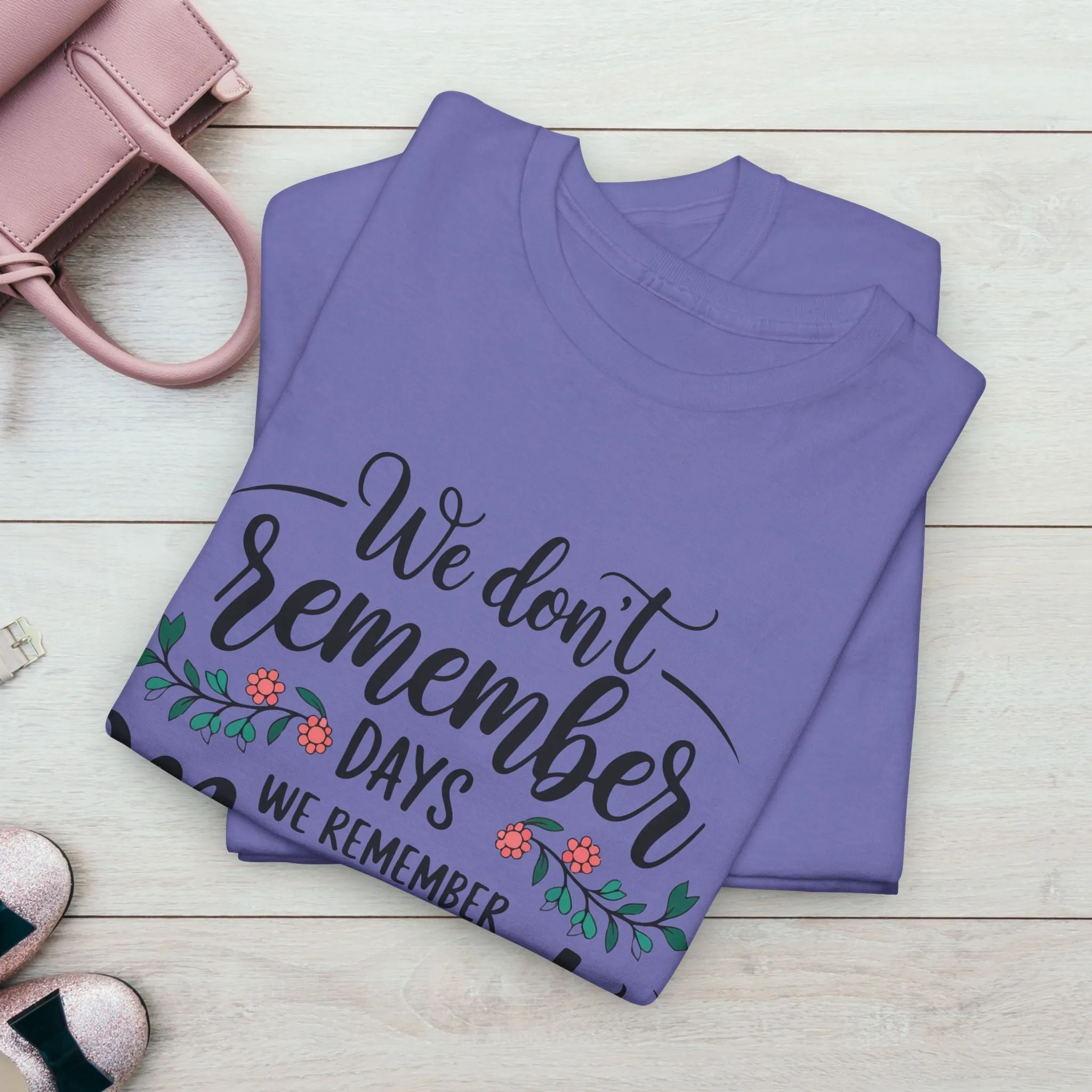 Moments Remembrance Unisex Heavy Cotton Tee - Inspirational Graphic Shirt