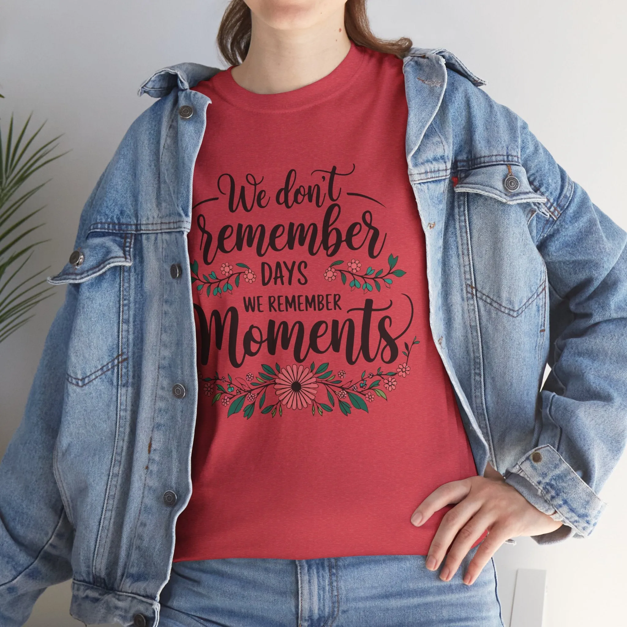 Moments Remembrance Unisex Heavy Cotton Tee - Inspirational Graphic Shirt