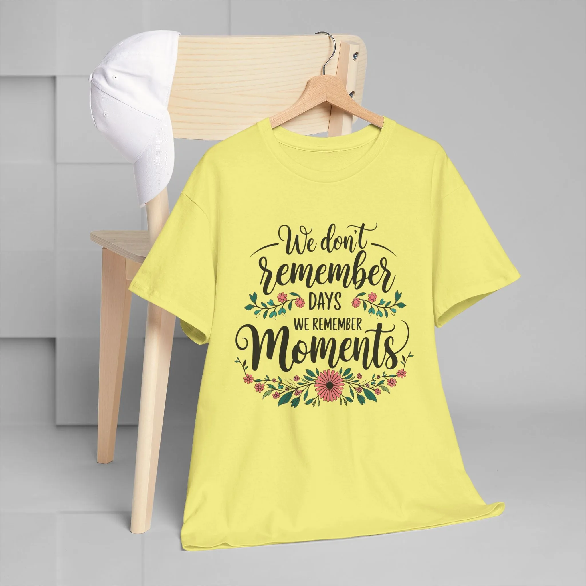 Moments Remembrance Unisex Heavy Cotton Tee - Inspirational Graphic Shirt