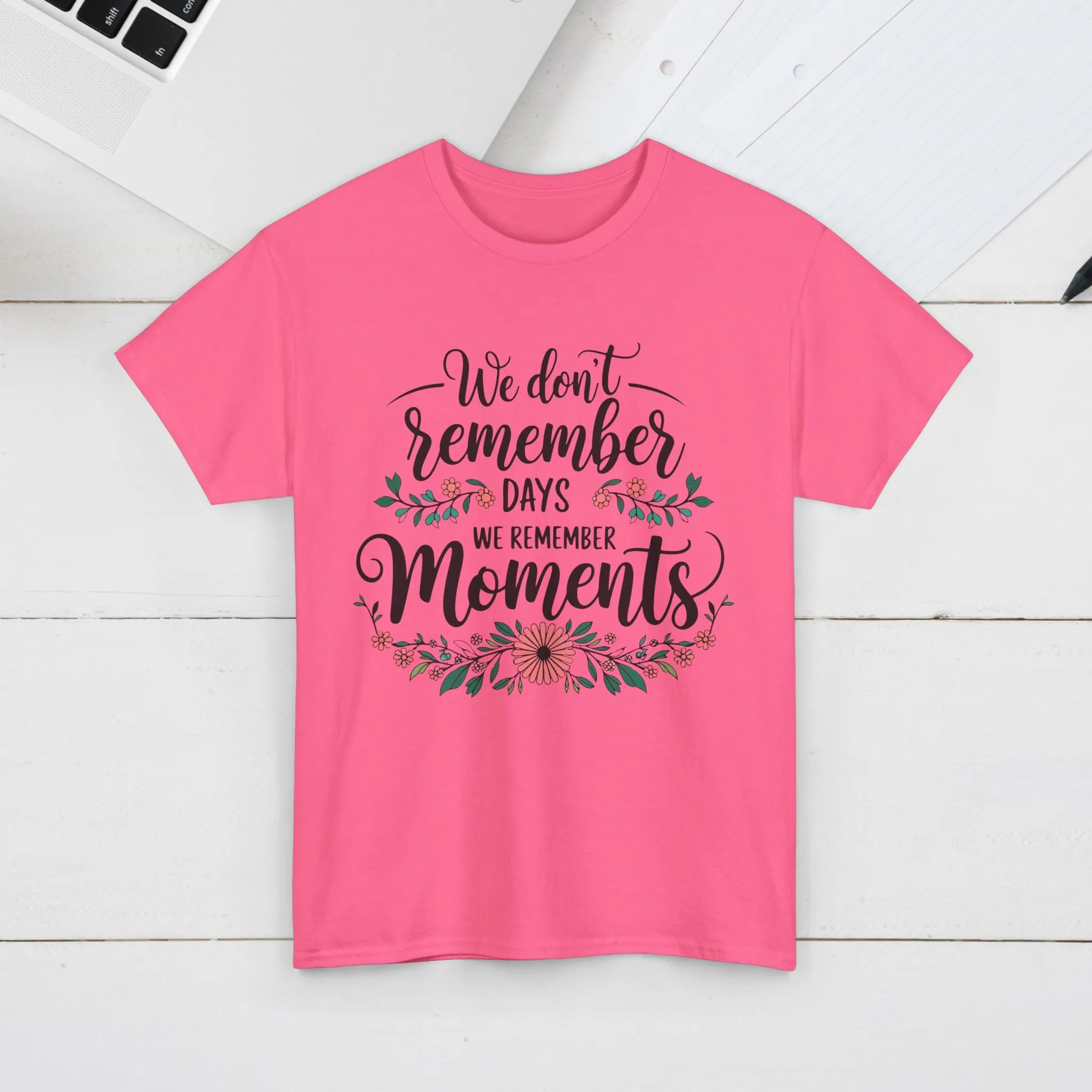 Moments Remembrance Unisex Heavy Cotton Tee - Inspirational Graphic Shirt