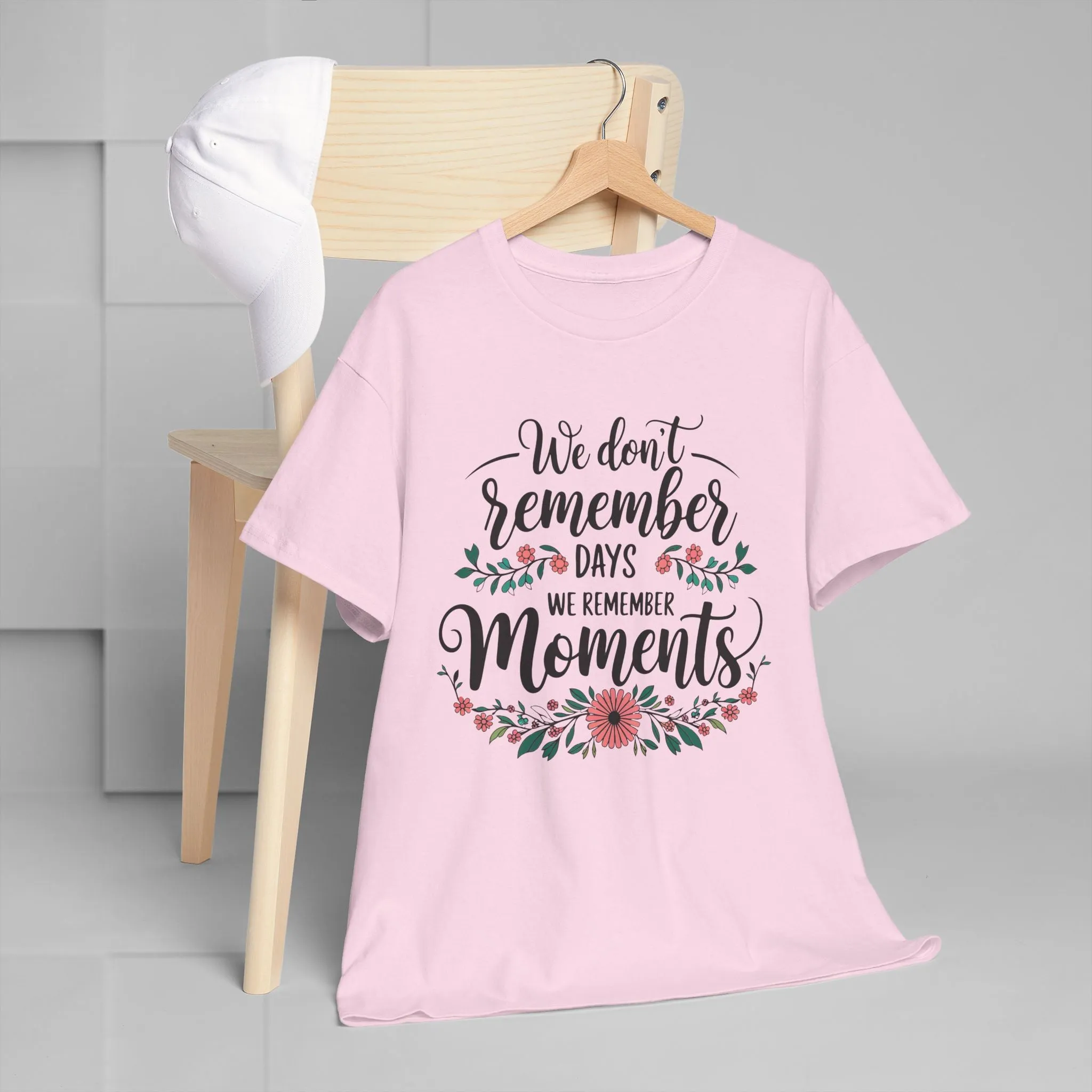 Moments Remembrance Unisex Heavy Cotton Tee - Inspirational Graphic Shirt