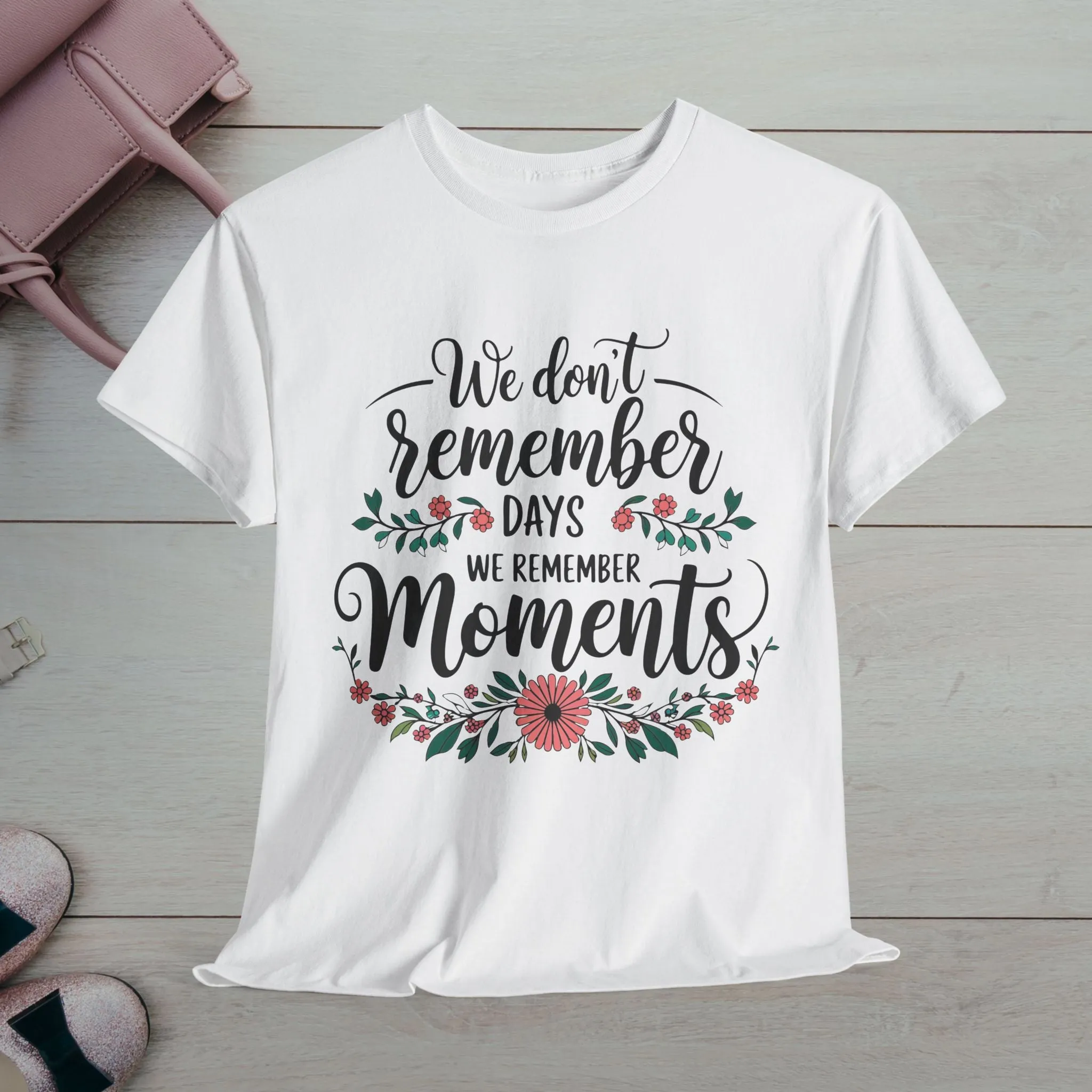 Moments Remembrance Unisex Heavy Cotton Tee - Inspirational Graphic Shirt
