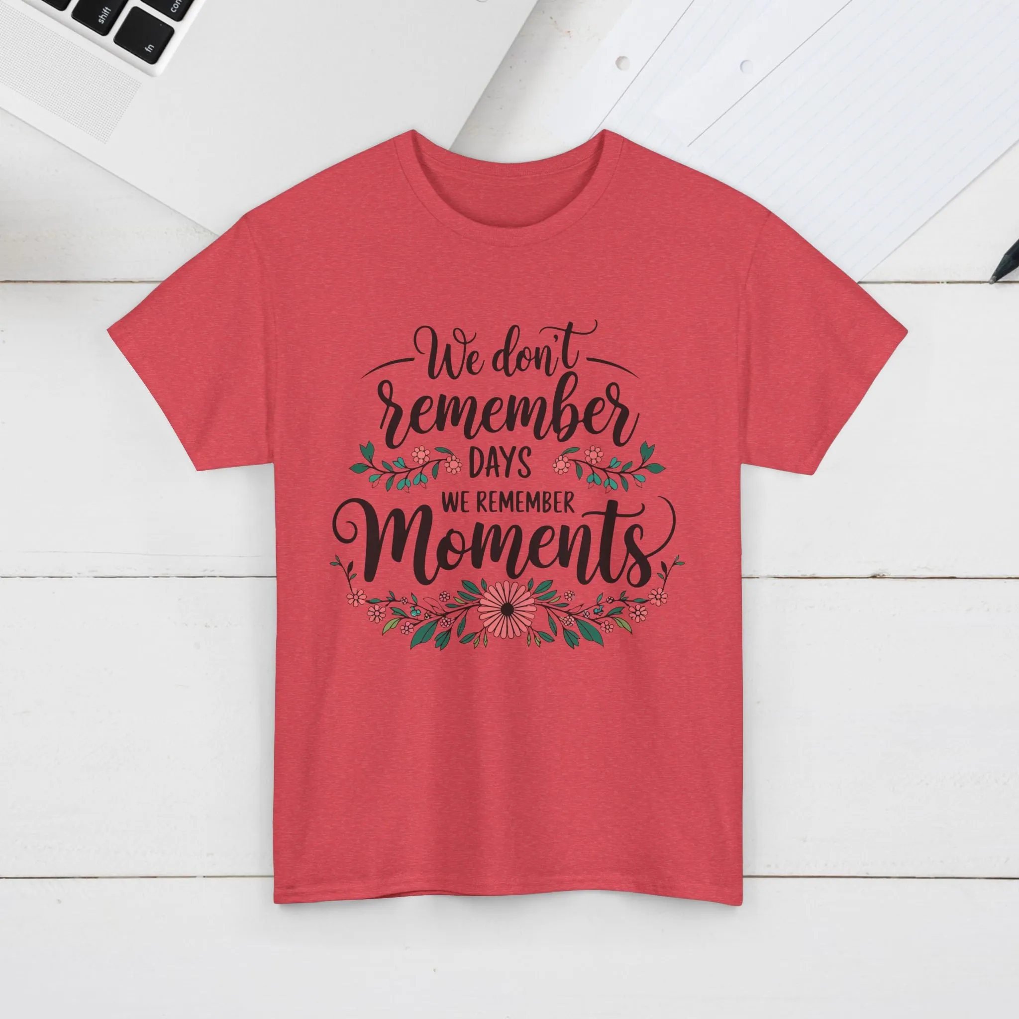 Moments Remembrance Unisex Heavy Cotton Tee - Inspirational Graphic Shirt