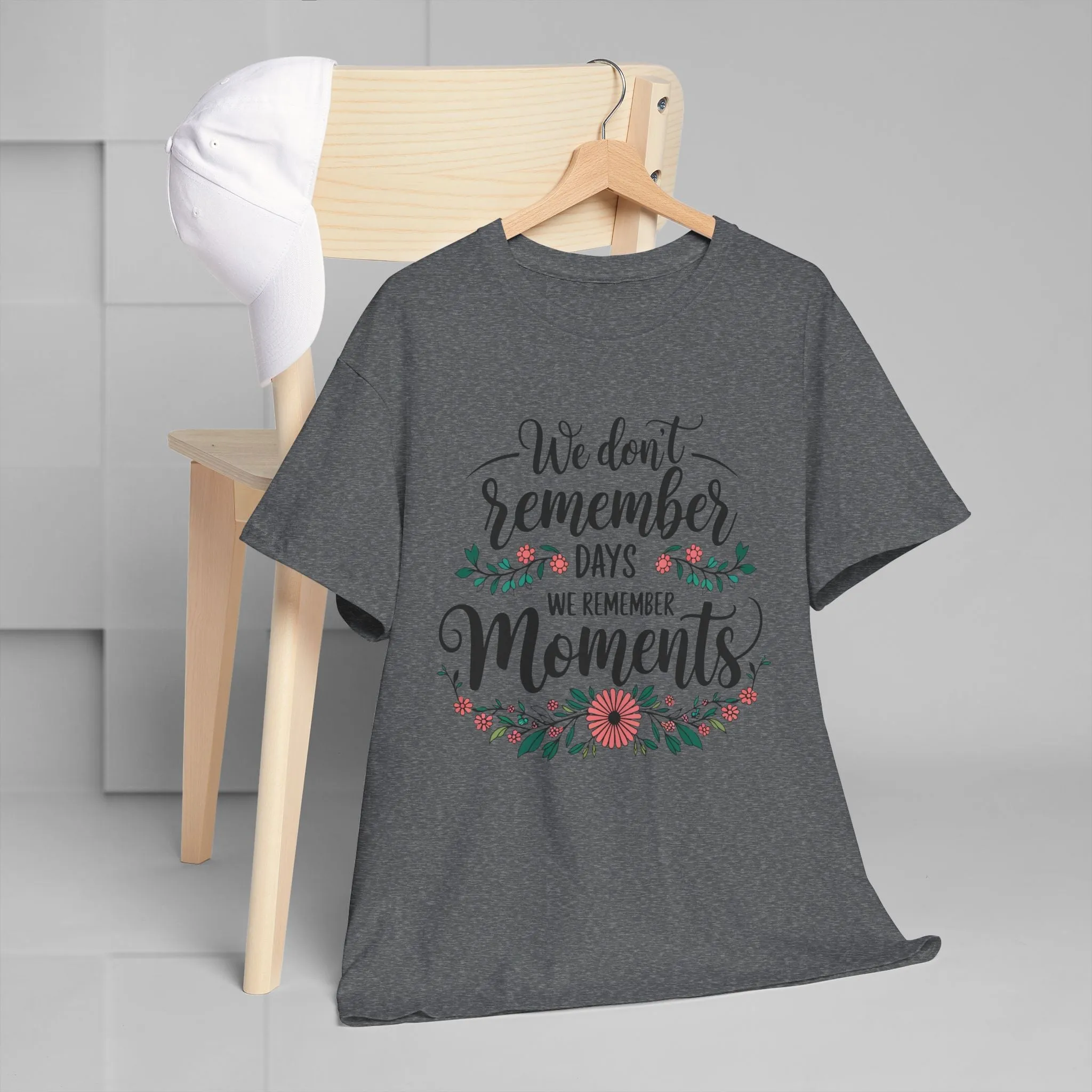 Moments Remembrance Unisex Heavy Cotton Tee - Inspirational Graphic Shirt