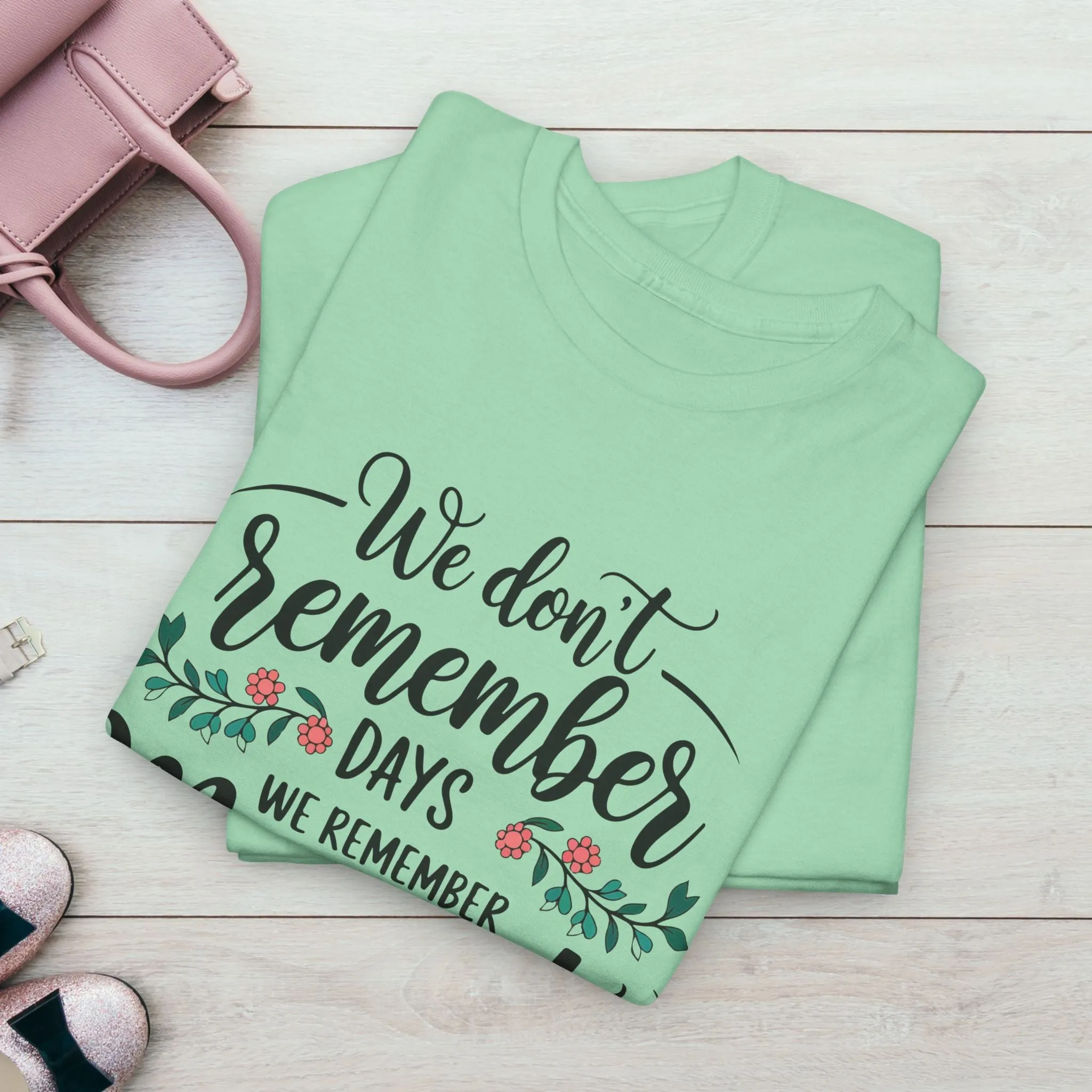 Moments Remembrance Unisex Heavy Cotton Tee - Inspirational Graphic Shirt