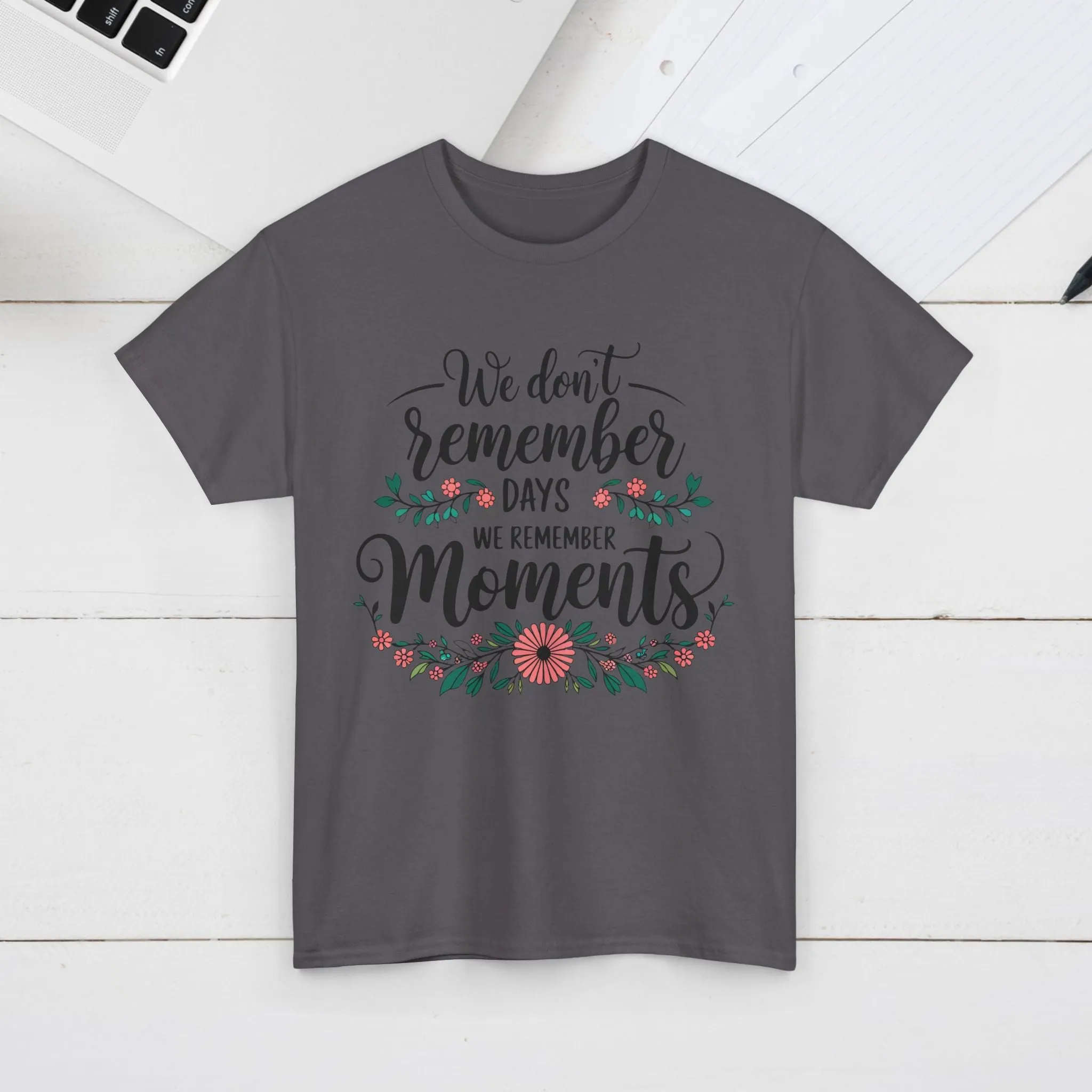 Moments Remembrance Unisex Heavy Cotton Tee - Inspirational Graphic Shirt