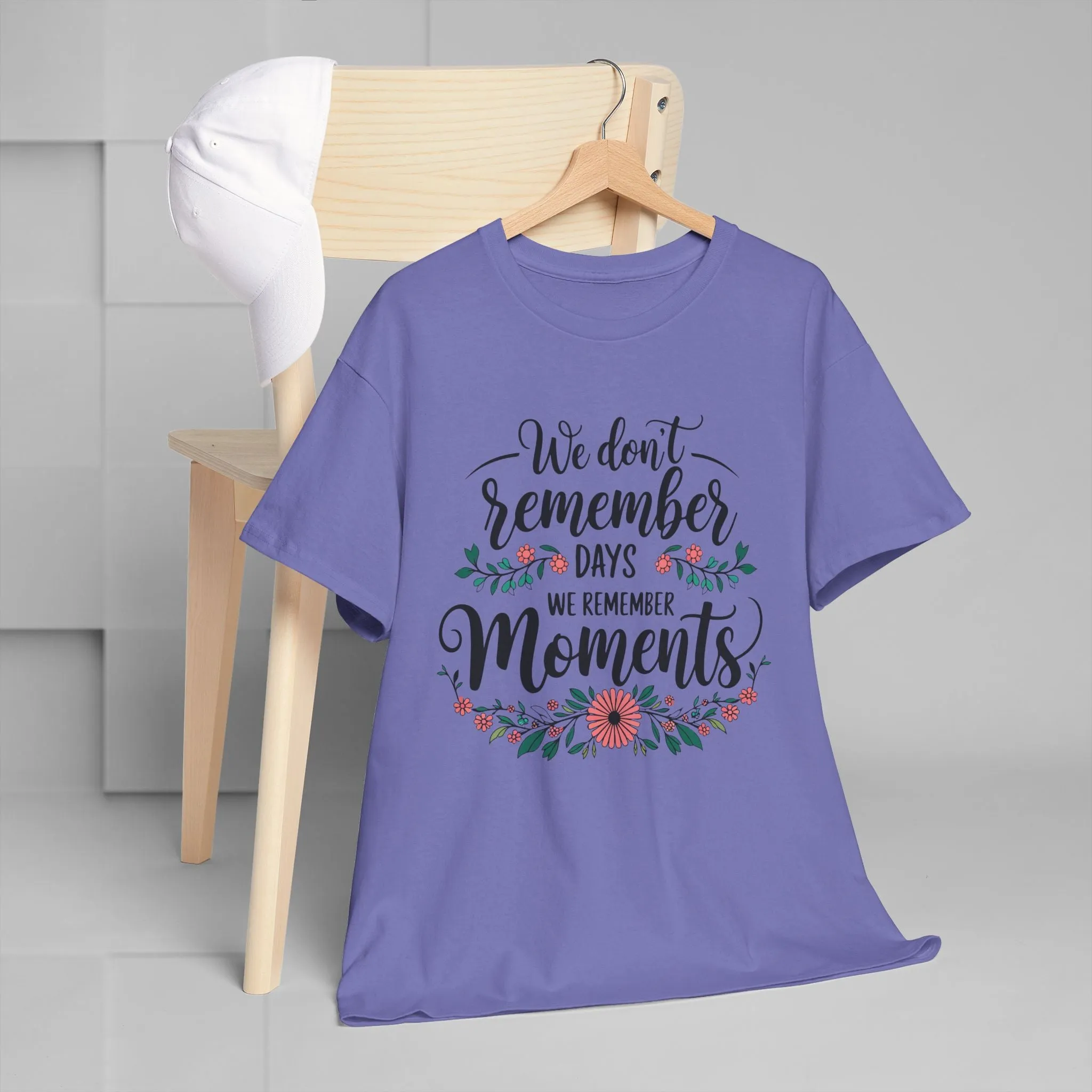 Moments Remembrance Unisex Heavy Cotton Tee - Inspirational Graphic Shirt