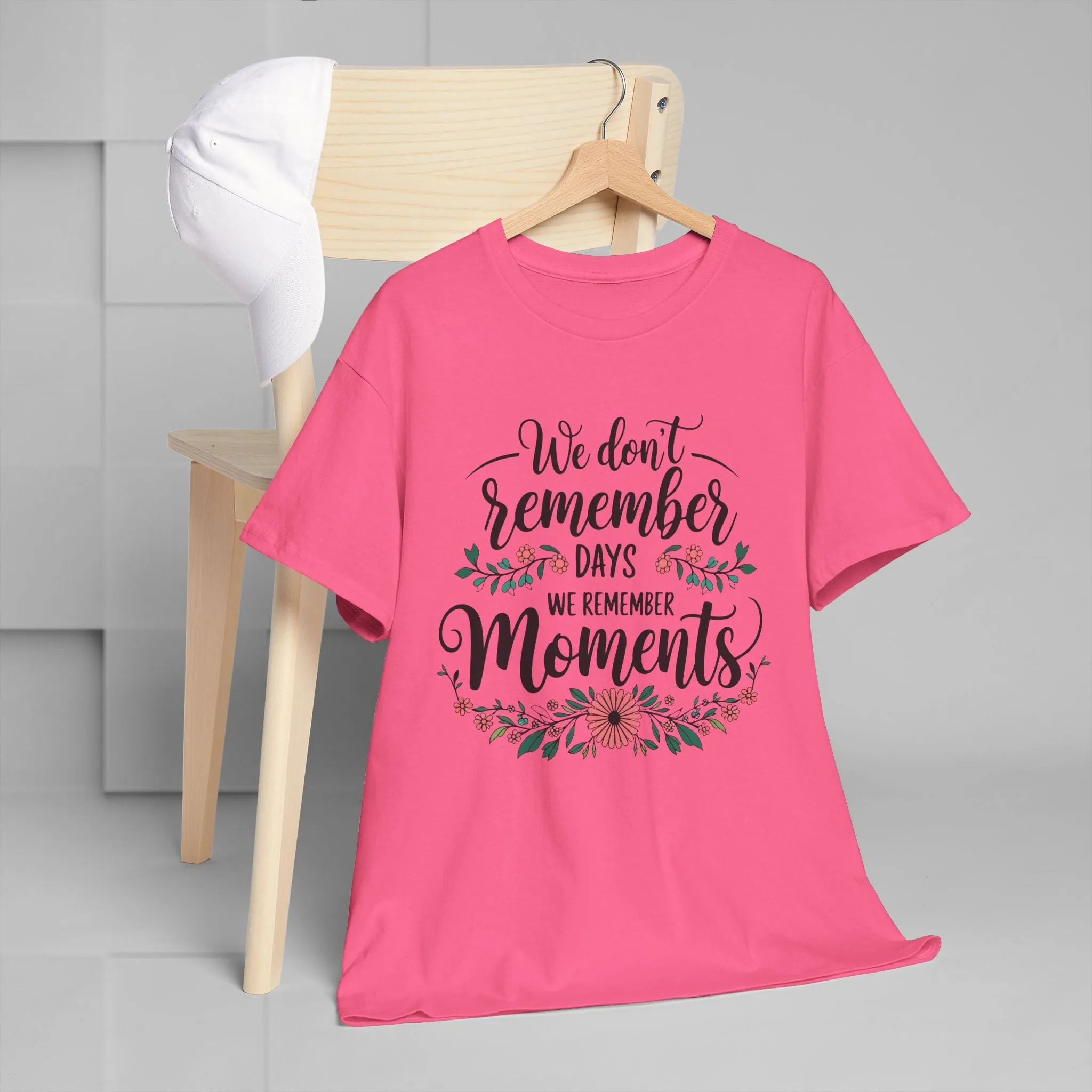 Moments Remembrance Unisex Heavy Cotton Tee - Inspirational Graphic Shirt
