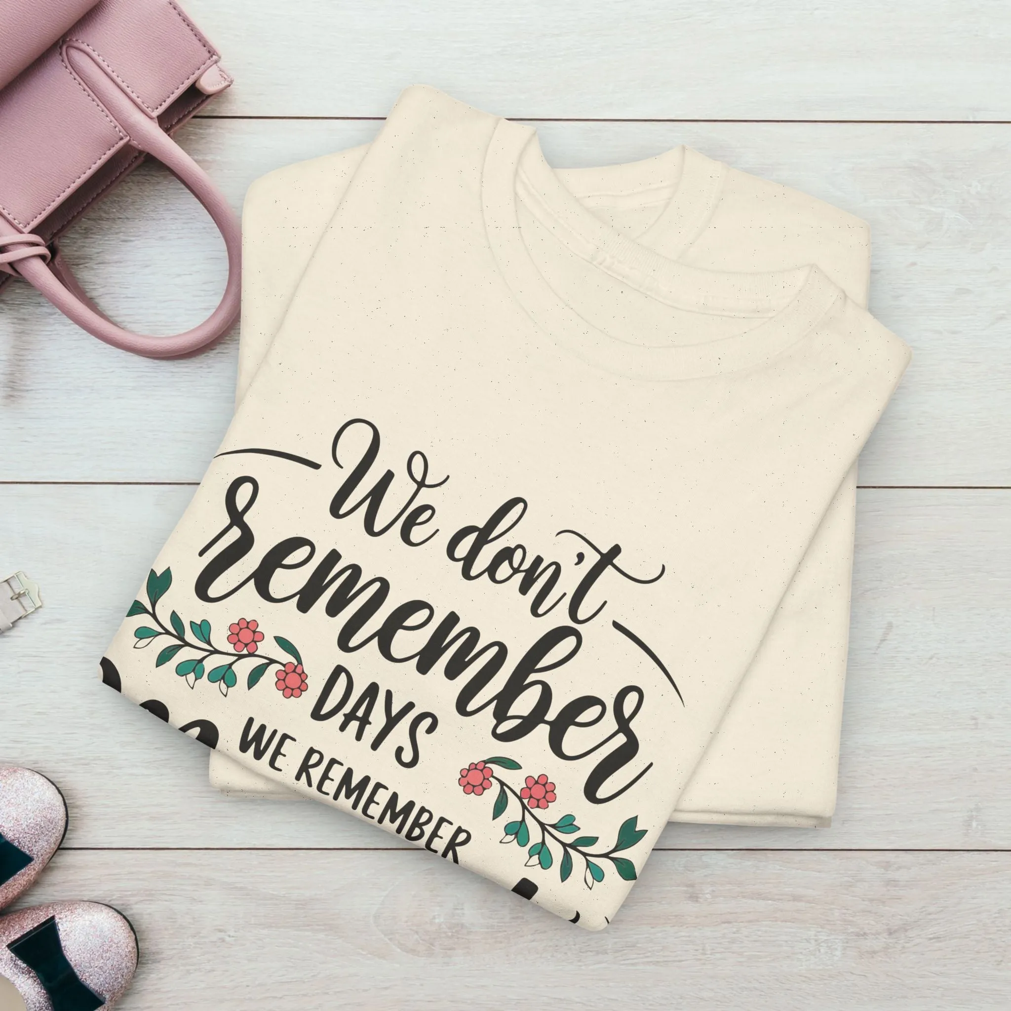 Moments Remembrance Unisex Heavy Cotton Tee - Inspirational Graphic Shirt