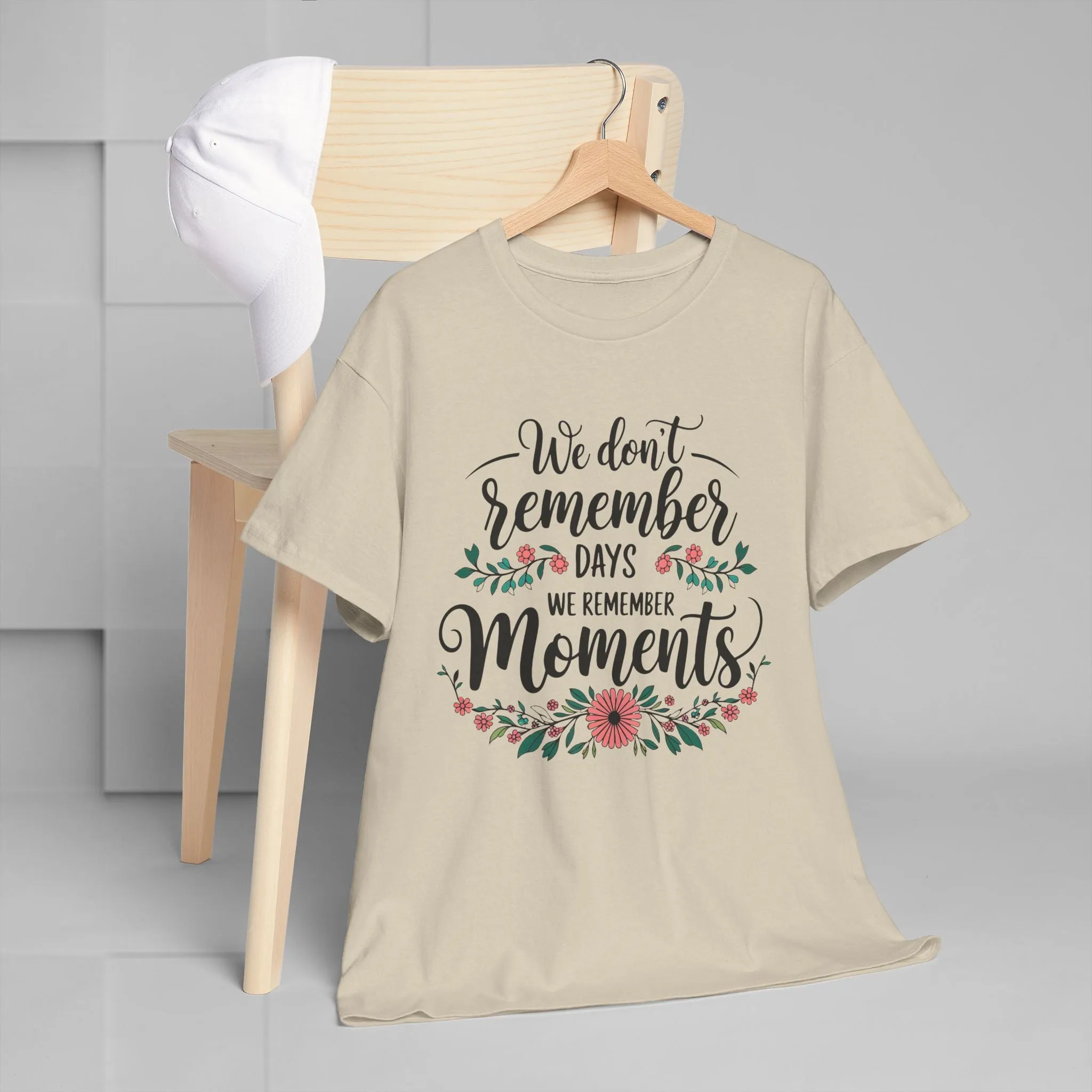 Moments Remembrance Unisex Heavy Cotton Tee - Inspirational Graphic Shirt