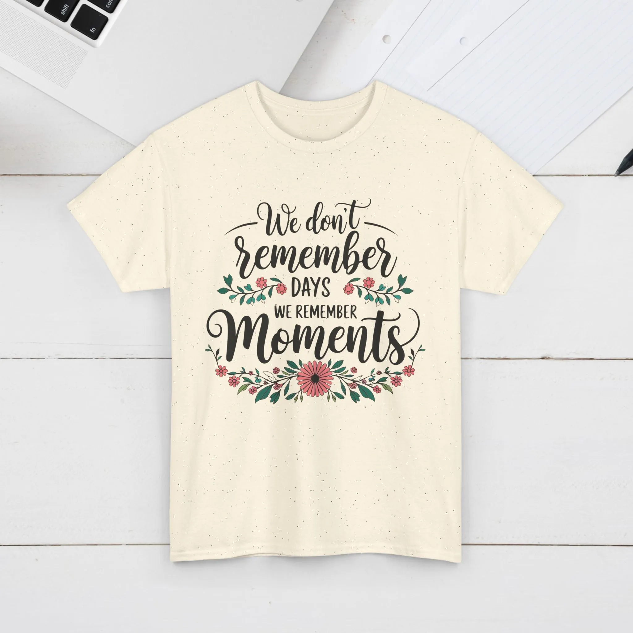 Moments Remembrance Unisex Heavy Cotton Tee - Inspirational Graphic Shirt