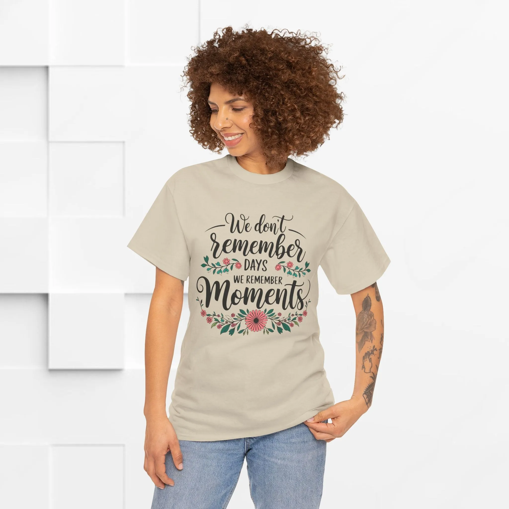 Moments Remembrance Unisex Heavy Cotton Tee - Inspirational Graphic Shirt