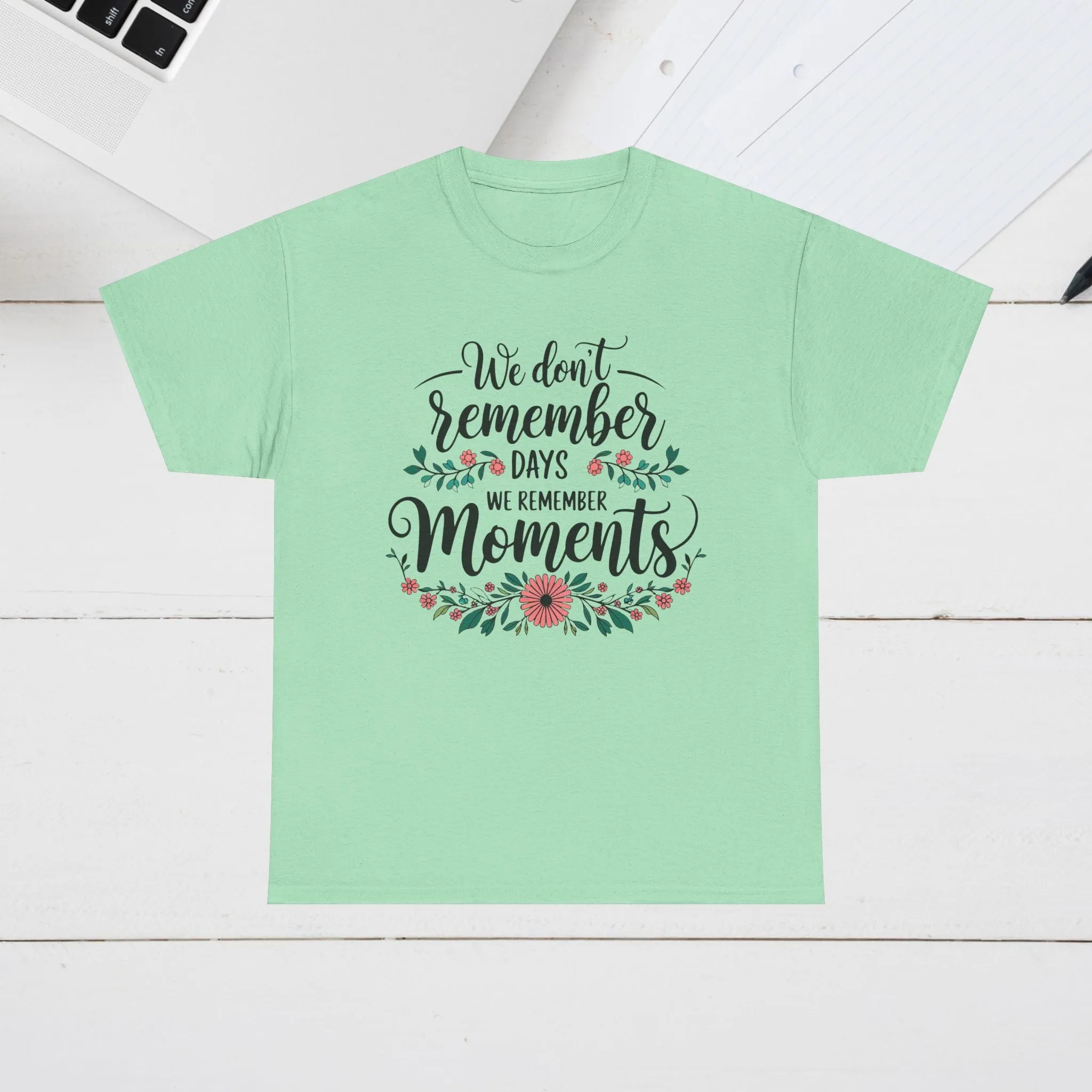 Moments Remembrance Unisex Heavy Cotton Tee - Inspirational Graphic Shirt