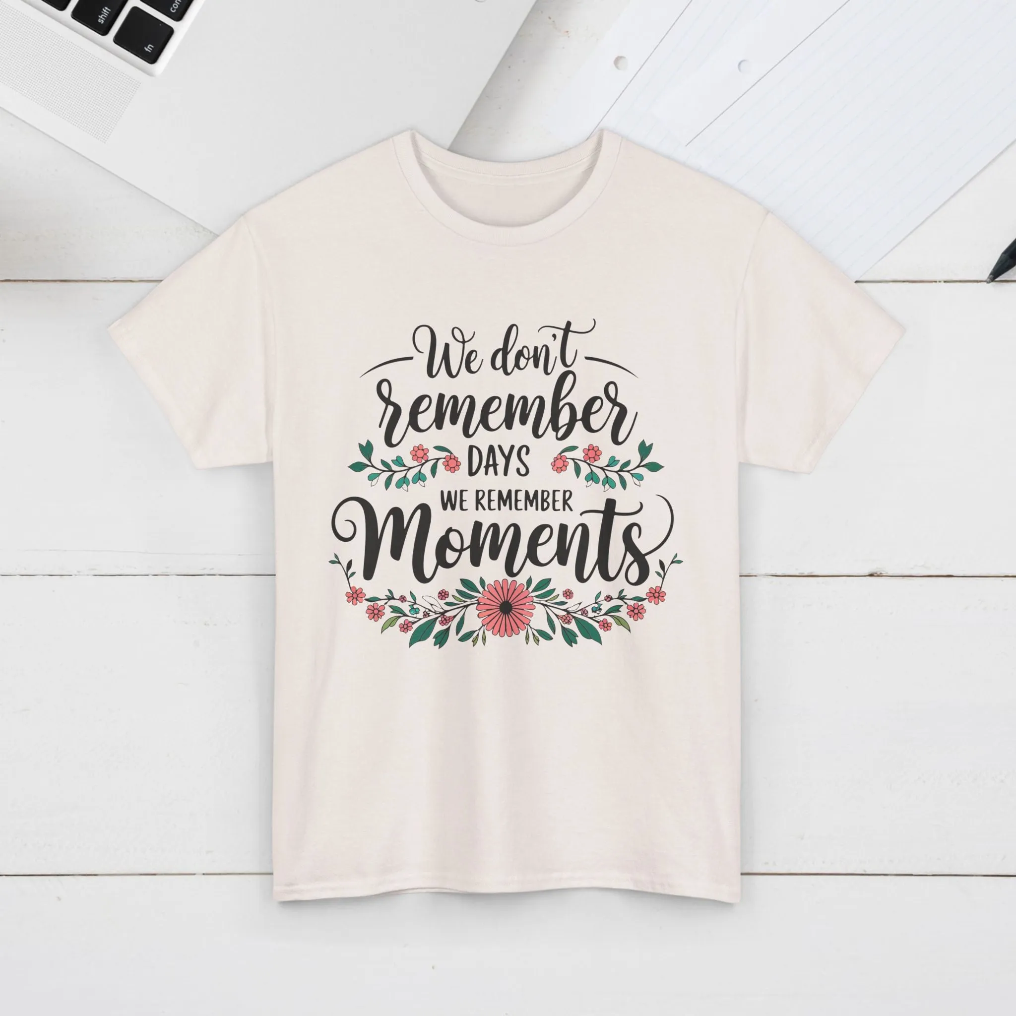 Moments Remembrance Unisex Heavy Cotton Tee - Inspirational Graphic Shirt
