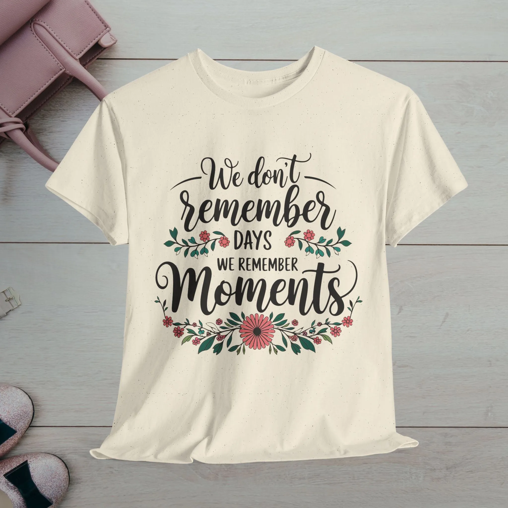Moments Remembrance Unisex Heavy Cotton Tee - Inspirational Graphic Shirt