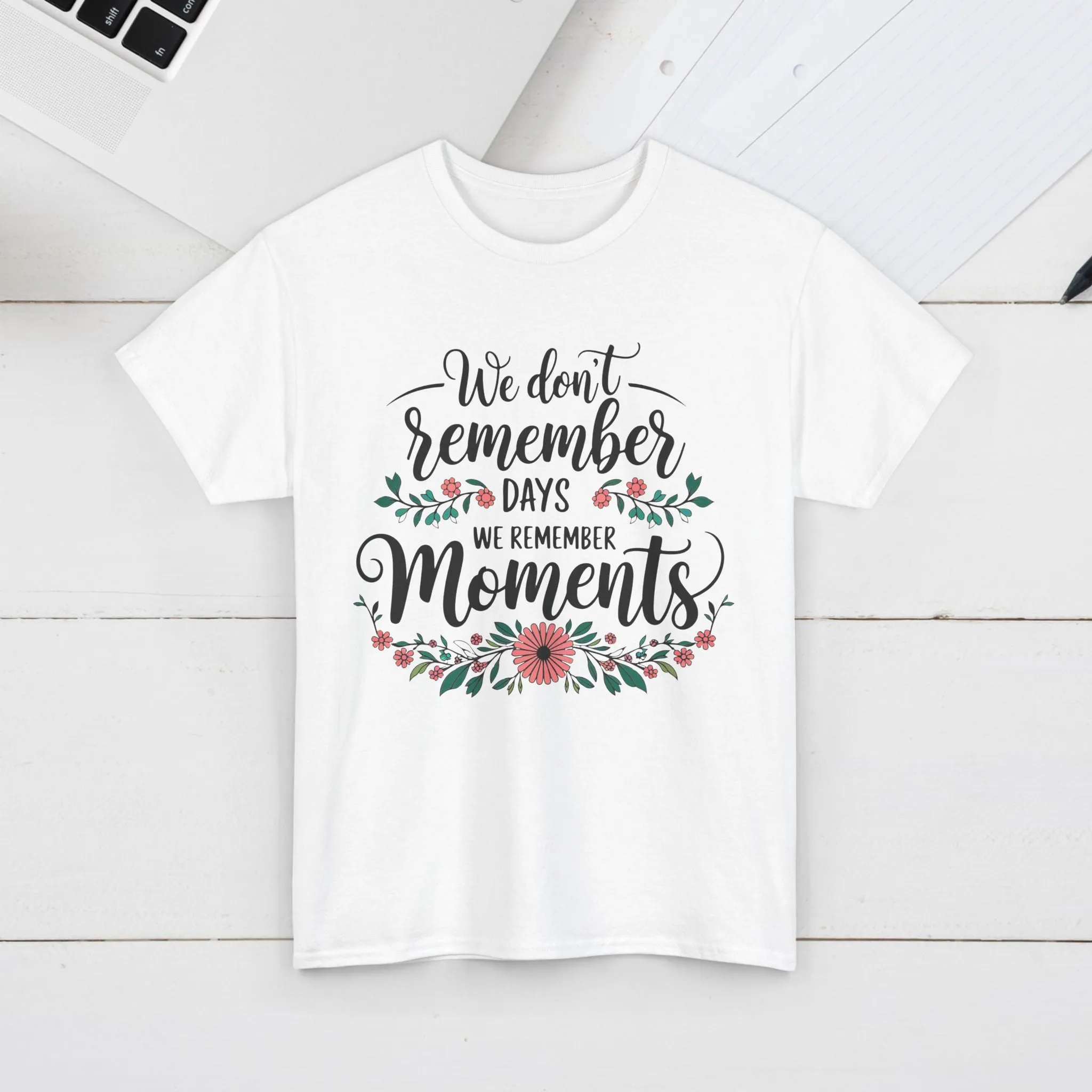 Moments Remembrance Unisex Heavy Cotton Tee - Inspirational Graphic Shirt