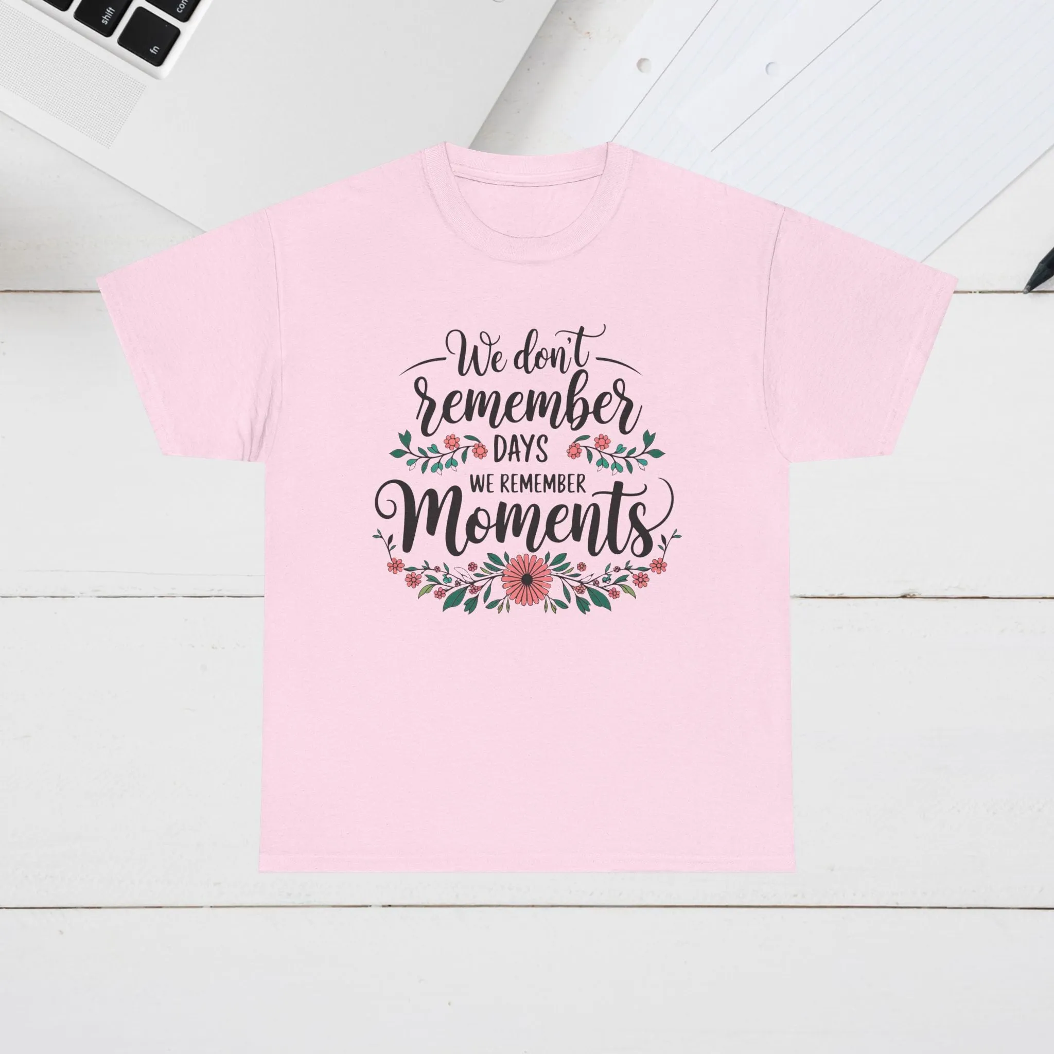 Moments Remembrance Unisex Heavy Cotton Tee - Inspirational Graphic Shirt