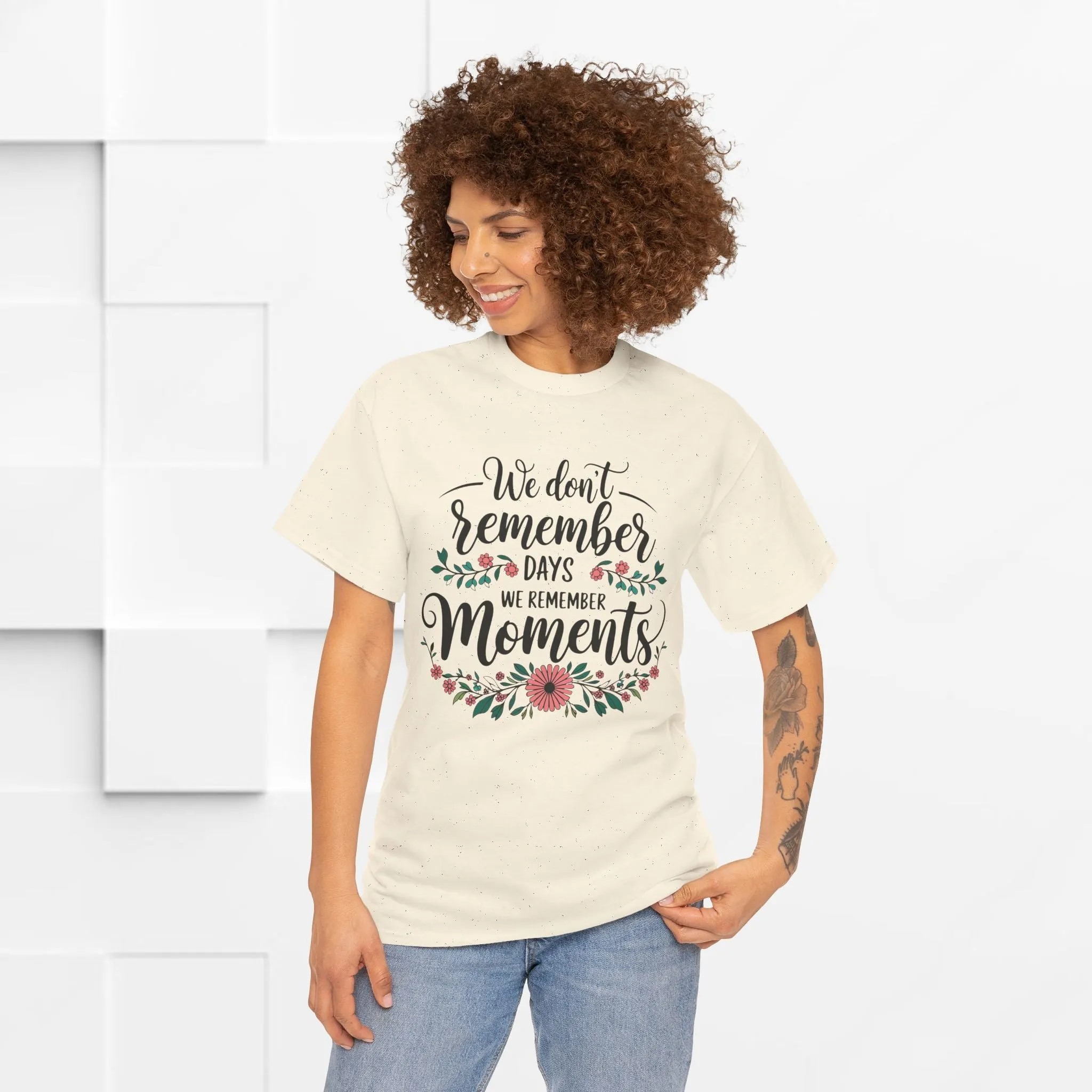 Moments Remembrance Unisex Heavy Cotton Tee - Inspirational Graphic Shirt