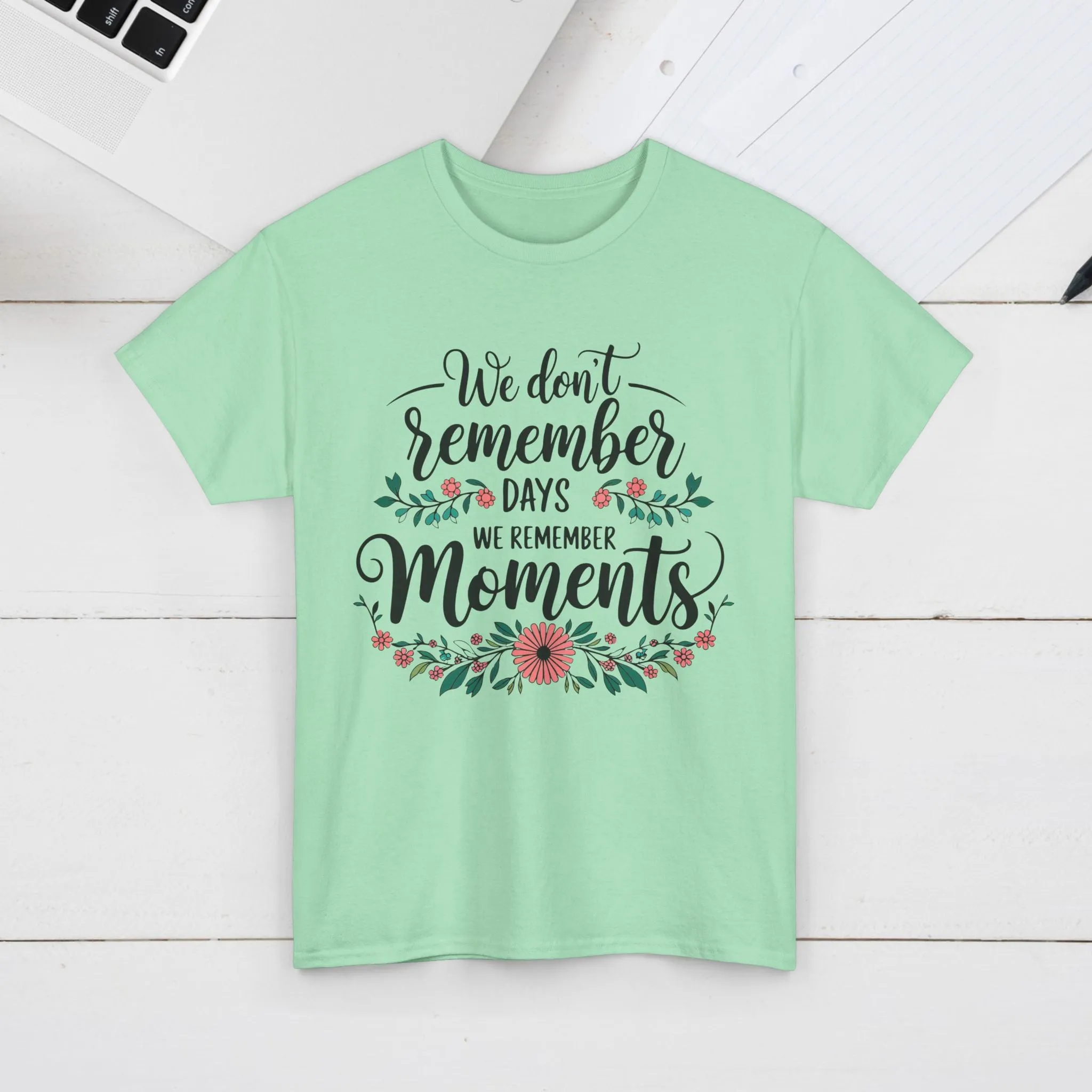 Moments Remembrance Unisex Heavy Cotton Tee - Inspirational Graphic Shirt