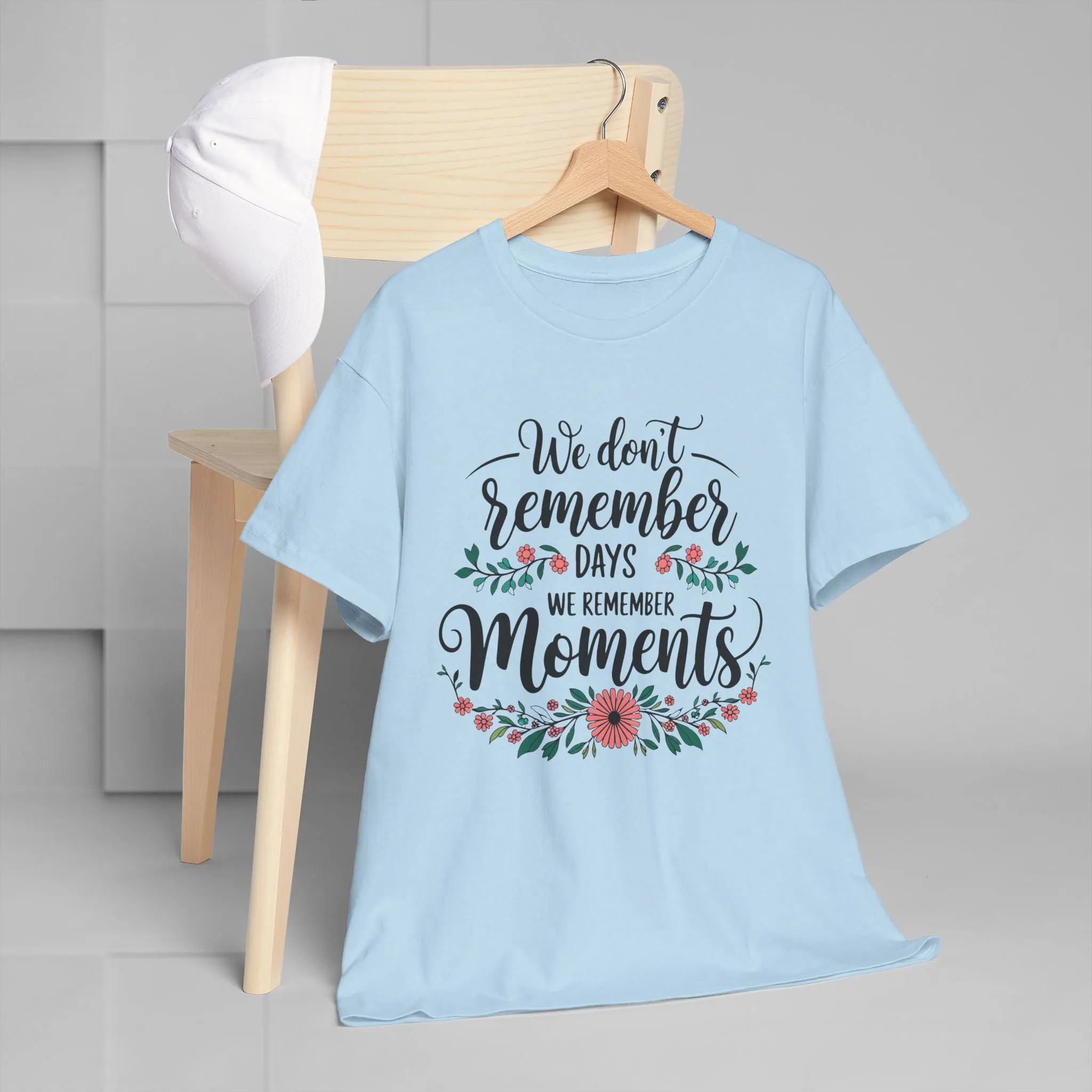 Moments Remembrance Unisex Heavy Cotton Tee - Inspirational Graphic Shirt