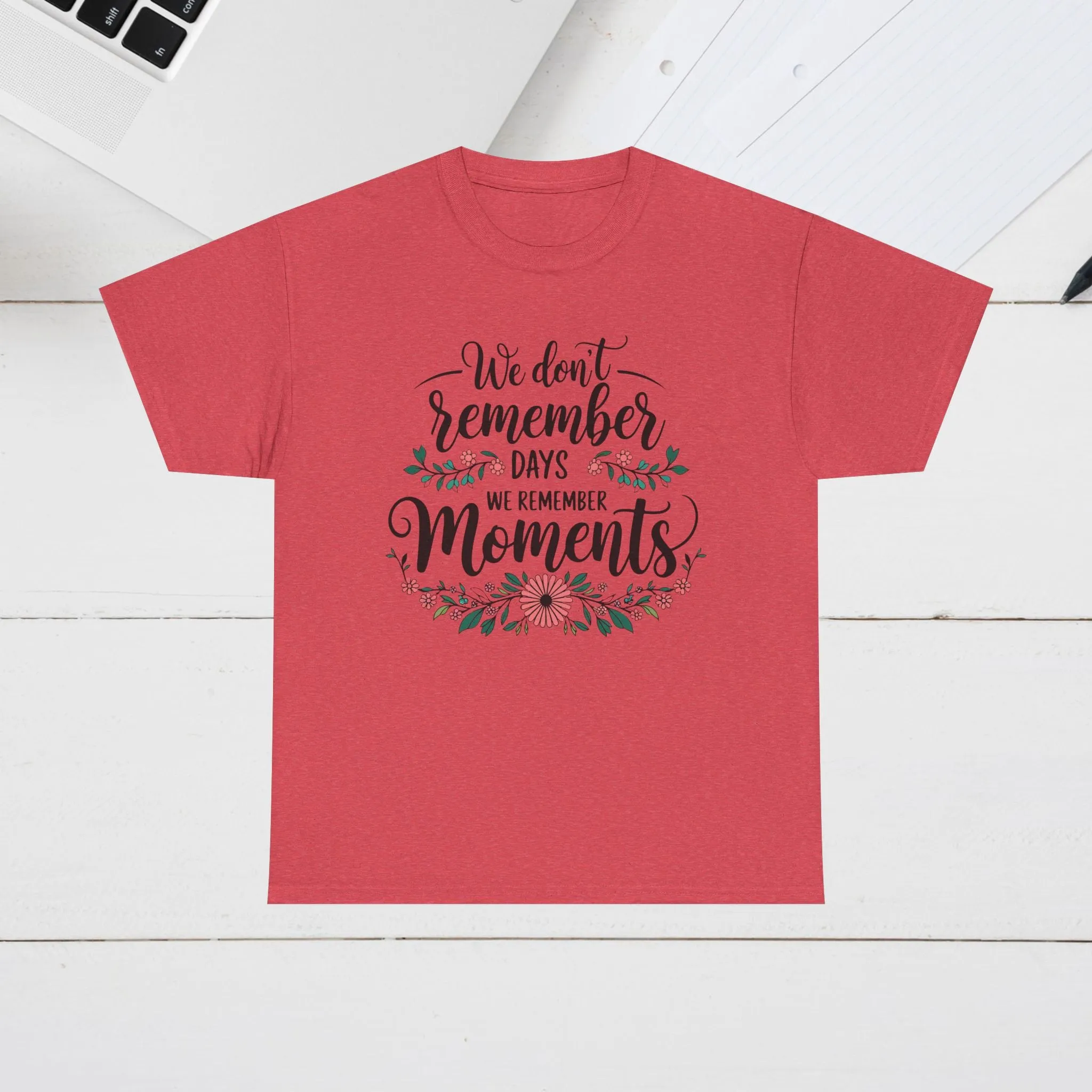 Moments Remembrance Unisex Heavy Cotton Tee - Inspirational Graphic Shirt