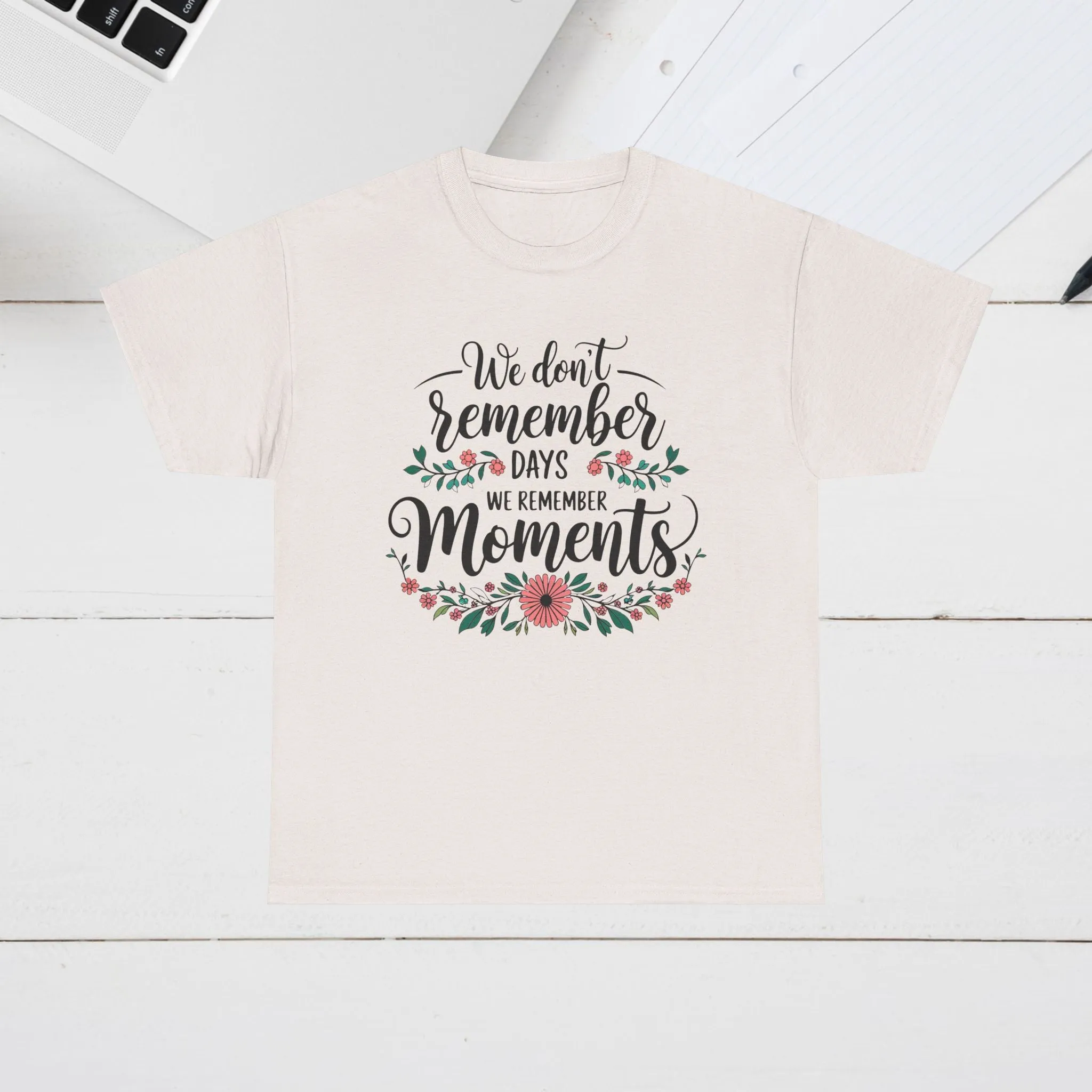 Moments Remembrance Unisex Heavy Cotton Tee - Inspirational Graphic Shirt