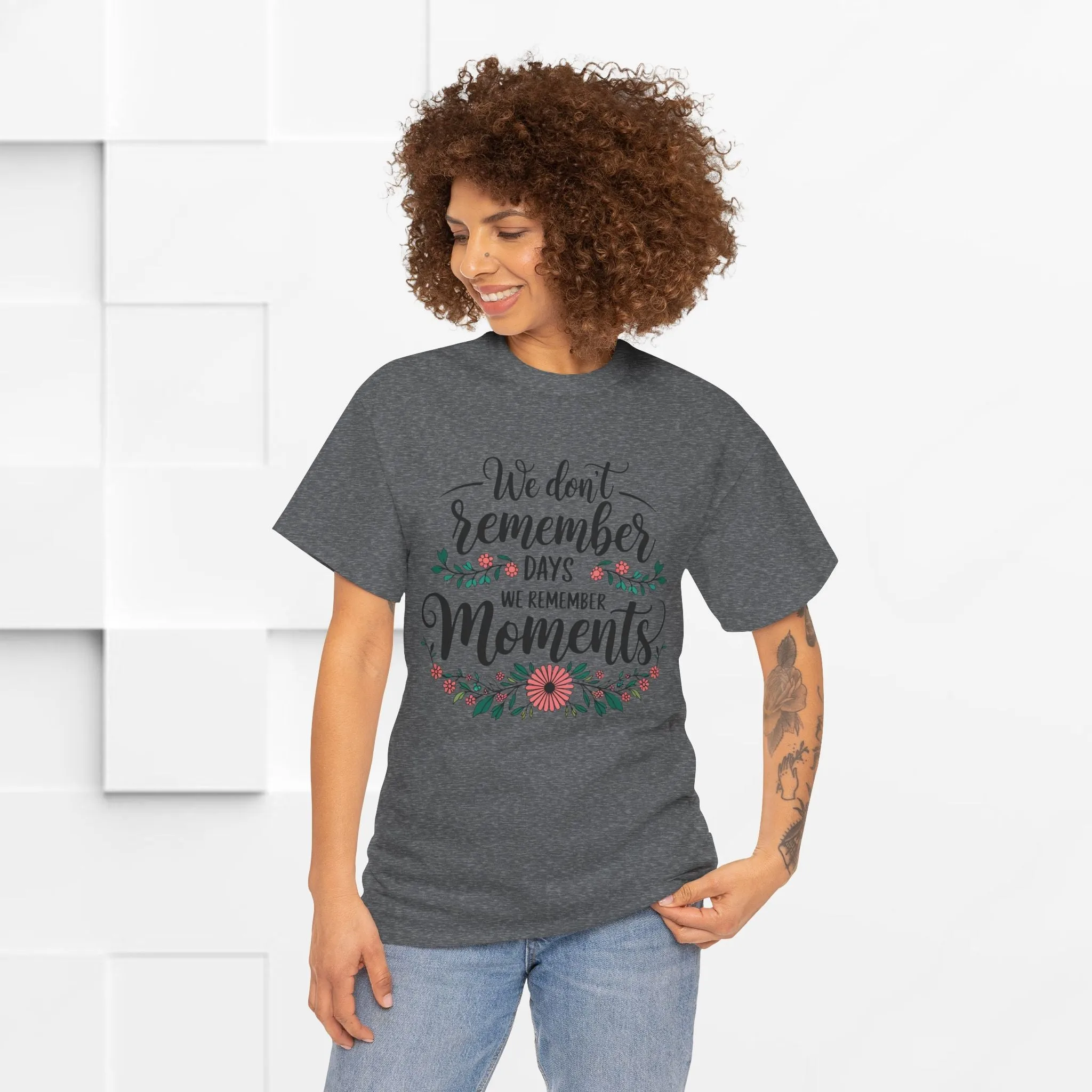Moments Remembrance Unisex Heavy Cotton Tee - Inspirational Graphic Shirt