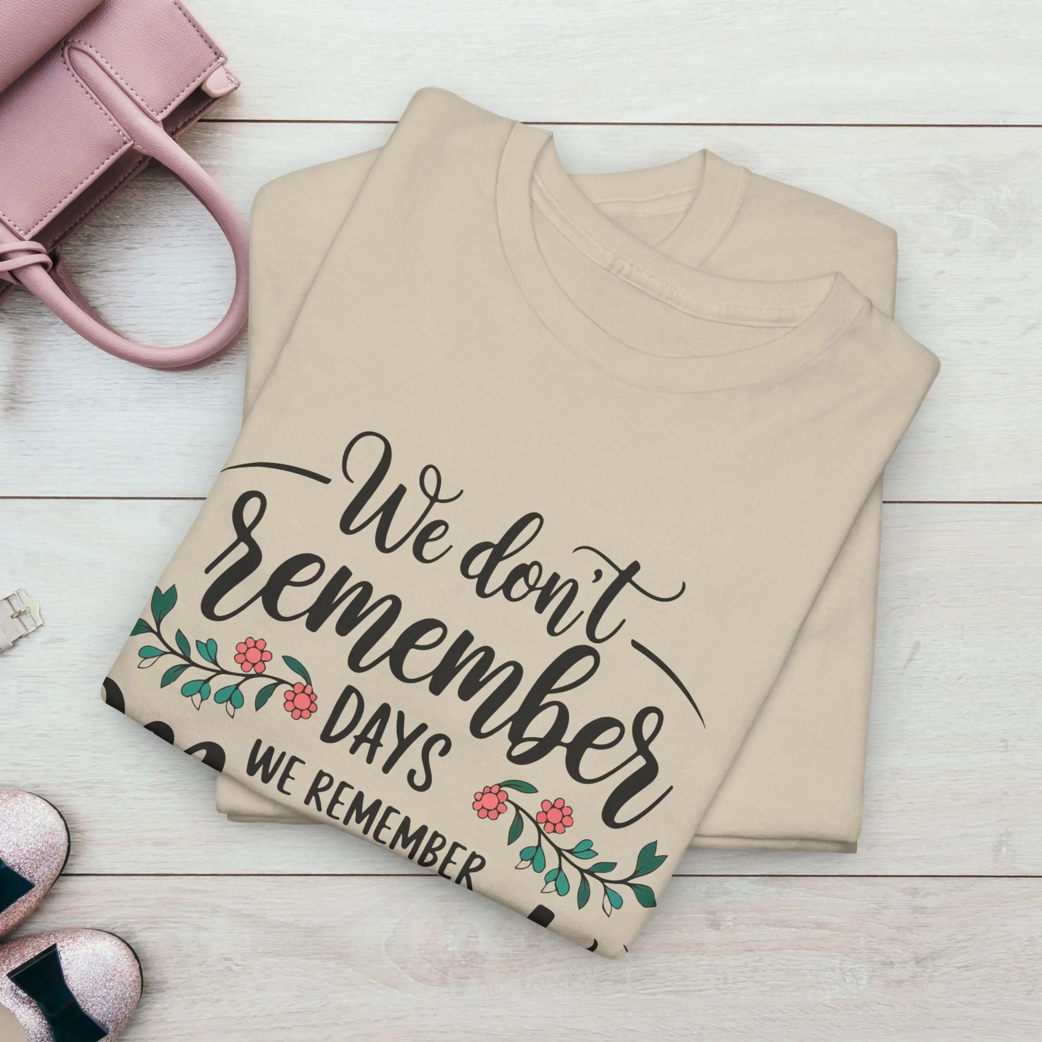 Moments Remembrance Unisex Heavy Cotton Tee - Inspirational Graphic Shirt