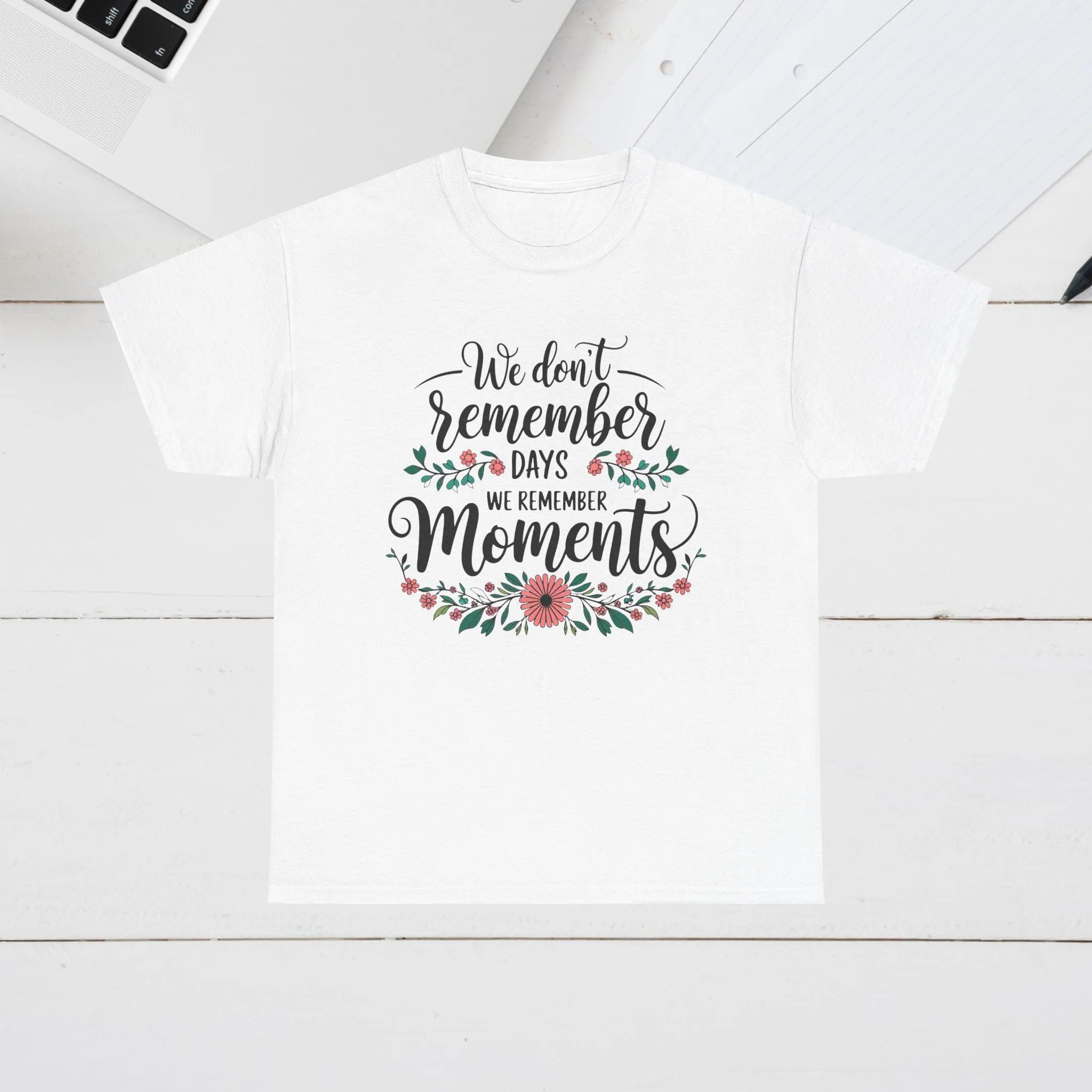 Moments Remembrance Unisex Heavy Cotton Tee - Inspirational Graphic Shirt