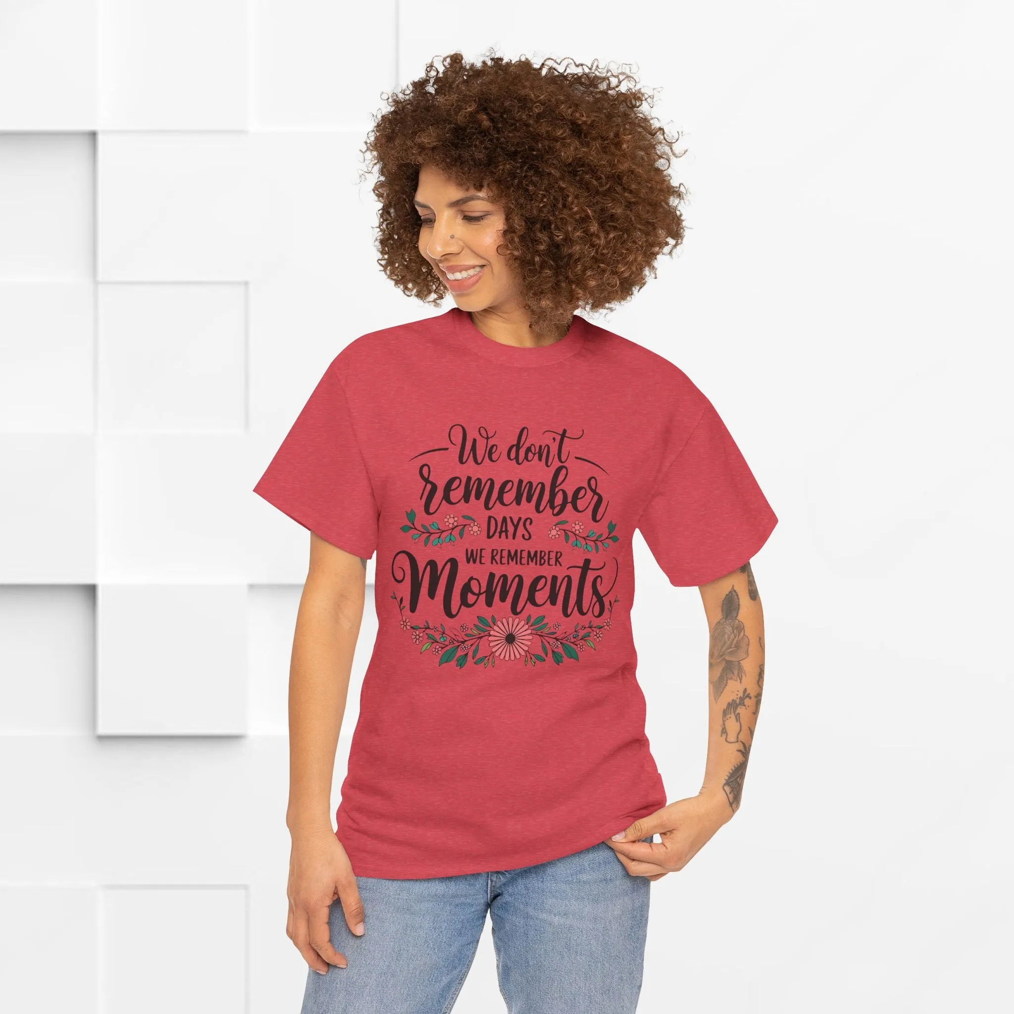 Moments Remembrance Unisex Heavy Cotton Tee - Inspirational Graphic Shirt