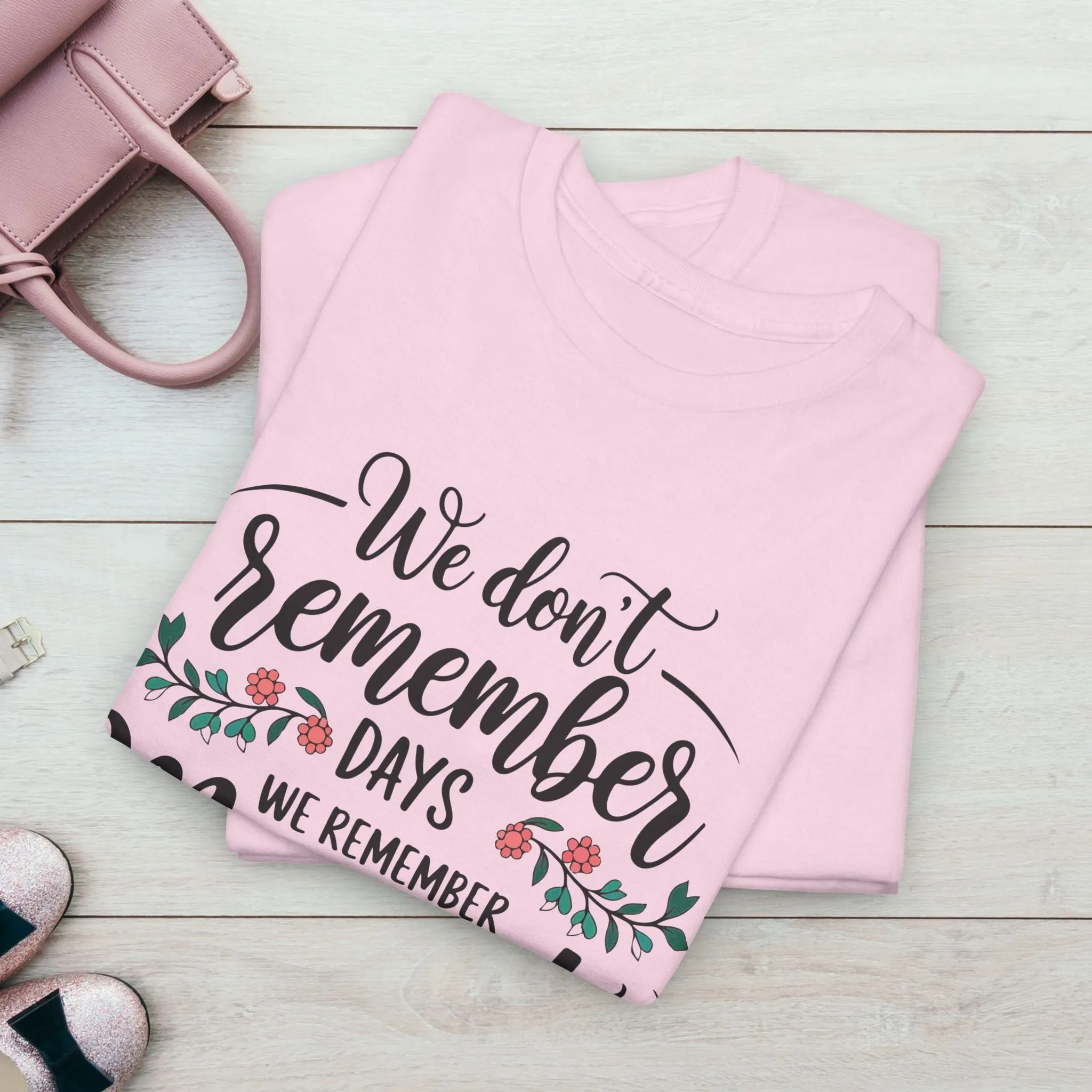 Moments Remembrance Unisex Heavy Cotton Tee - Inspirational Graphic Shirt