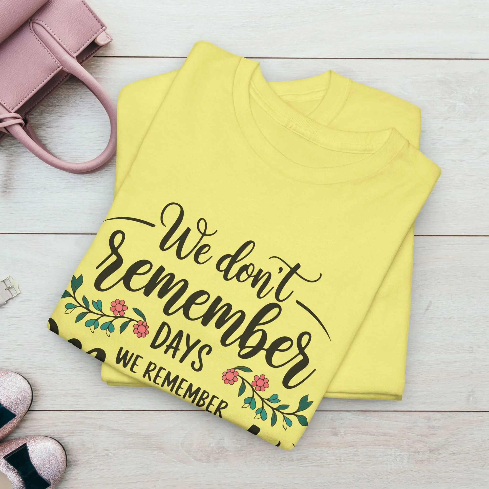 Moments Remembrance Unisex Heavy Cotton Tee - Inspirational Graphic Shirt