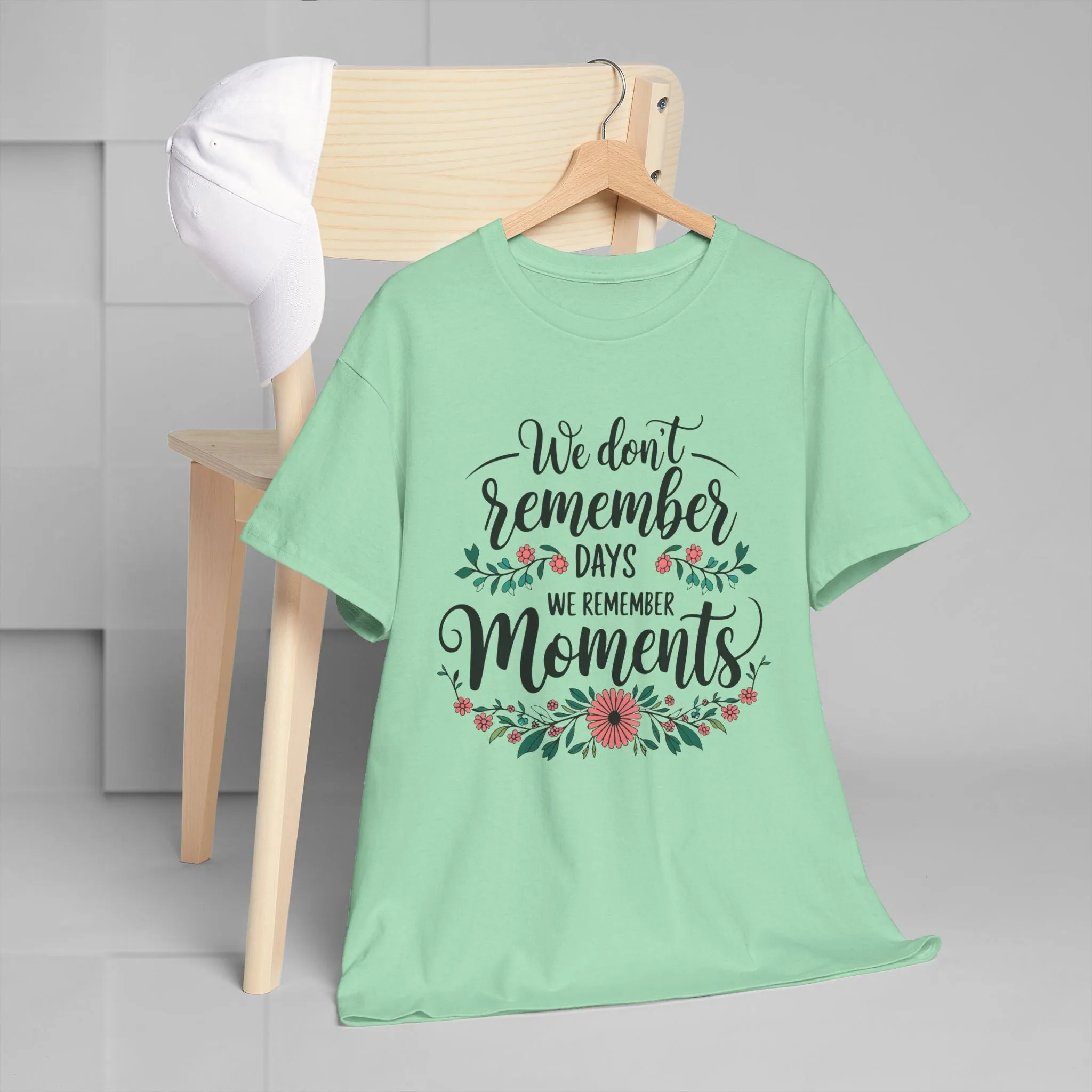 Moments Remembrance Unisex Heavy Cotton Tee - Inspirational Graphic Shirt