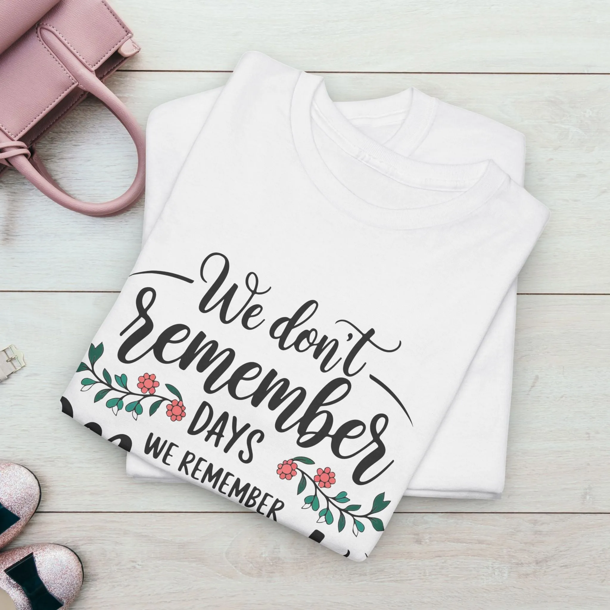 Moments Remembrance Unisex Heavy Cotton Tee - Inspirational Graphic Shirt